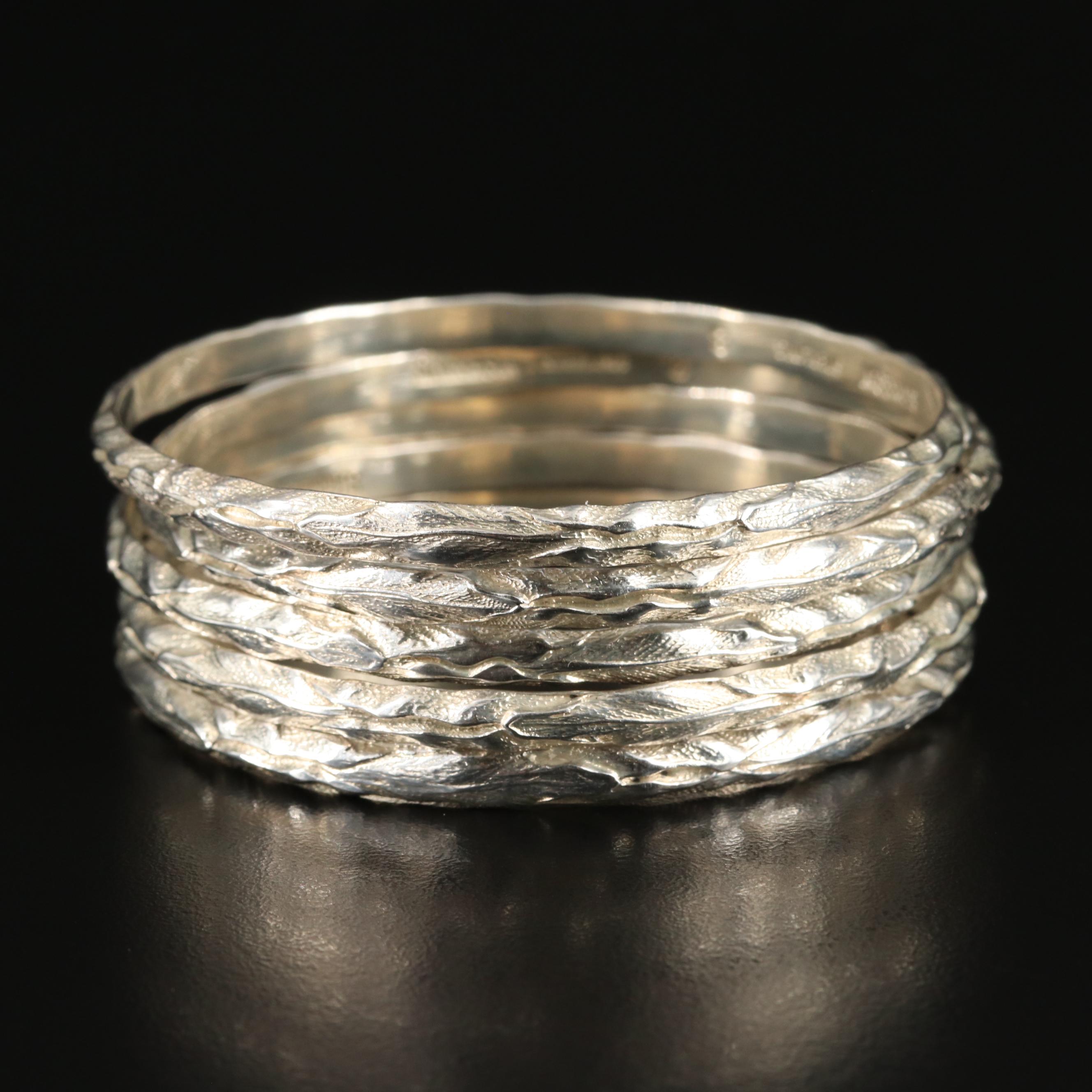 S. Kirk & Son Sterling Stacking Bracelets