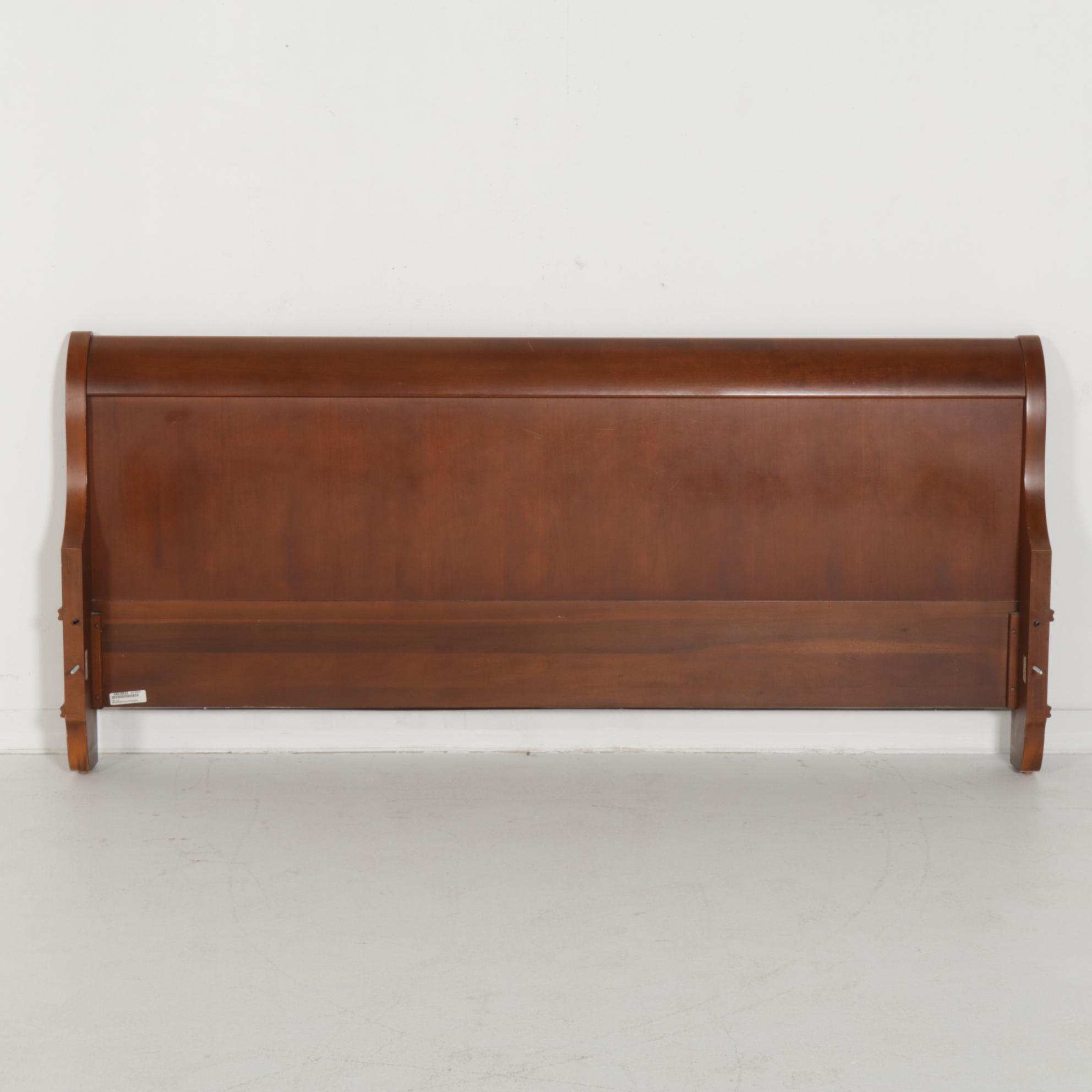 Thomasville Impressions "Martinique" Cherry King Sleigh Bed in Merlot Finish