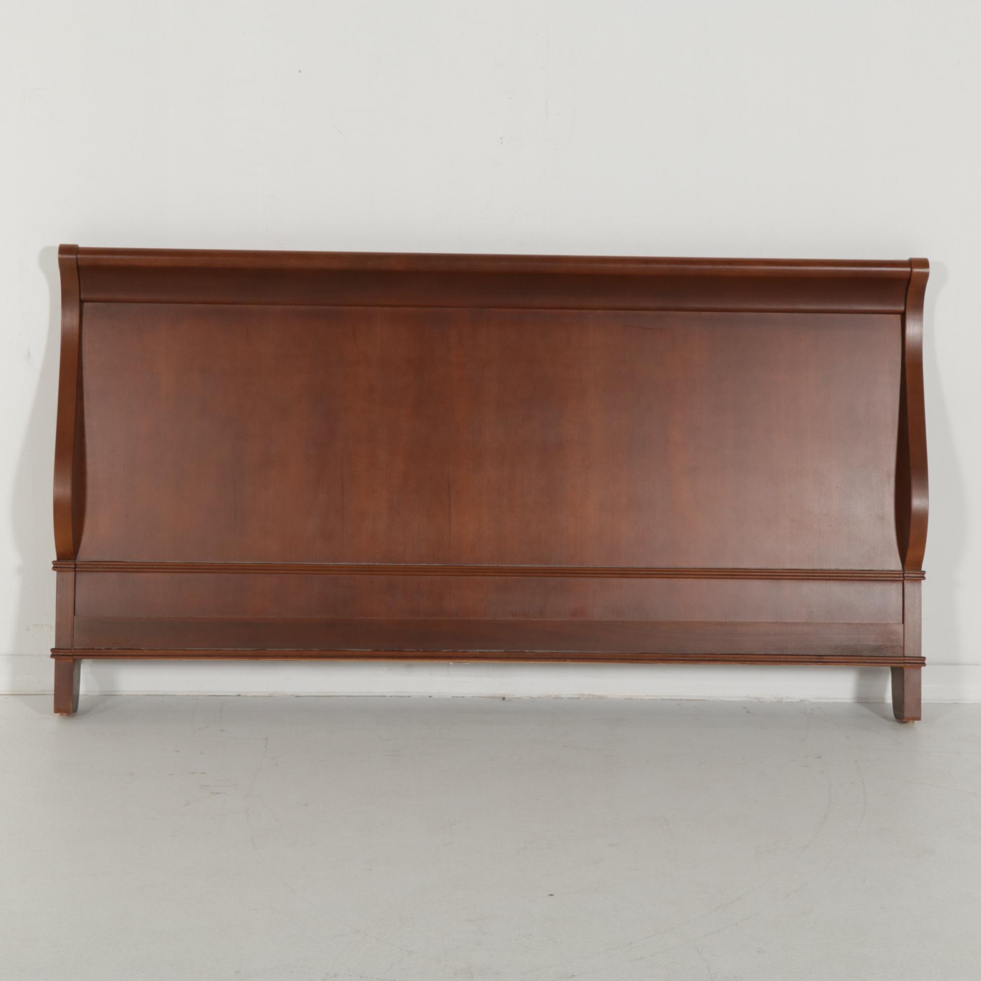 Thomasville Impressions "Martinique" Cherry King Sleigh Bed in Merlot Finish