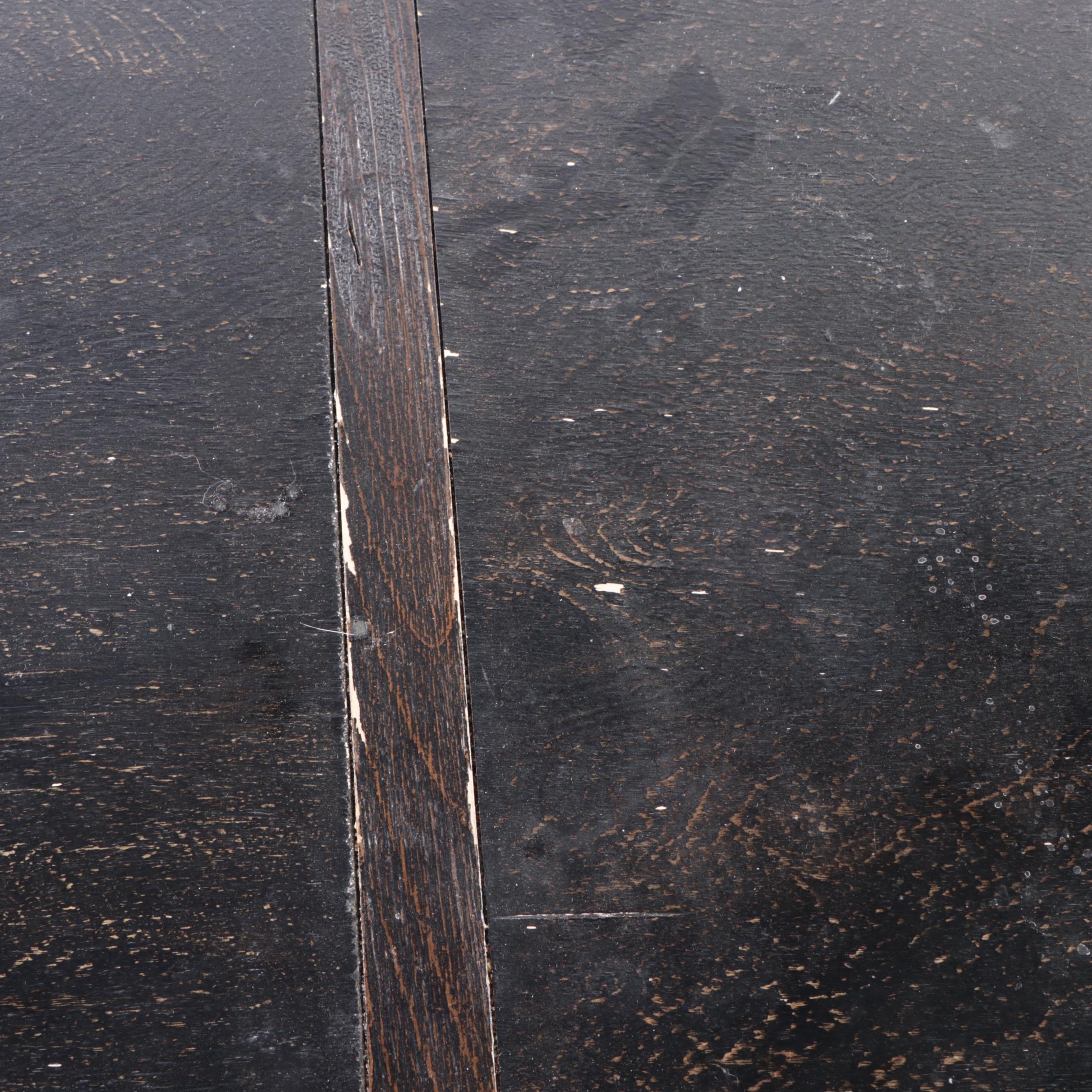 Pottery Barn "Dawson" Executive Desk in Weathered Black Finish