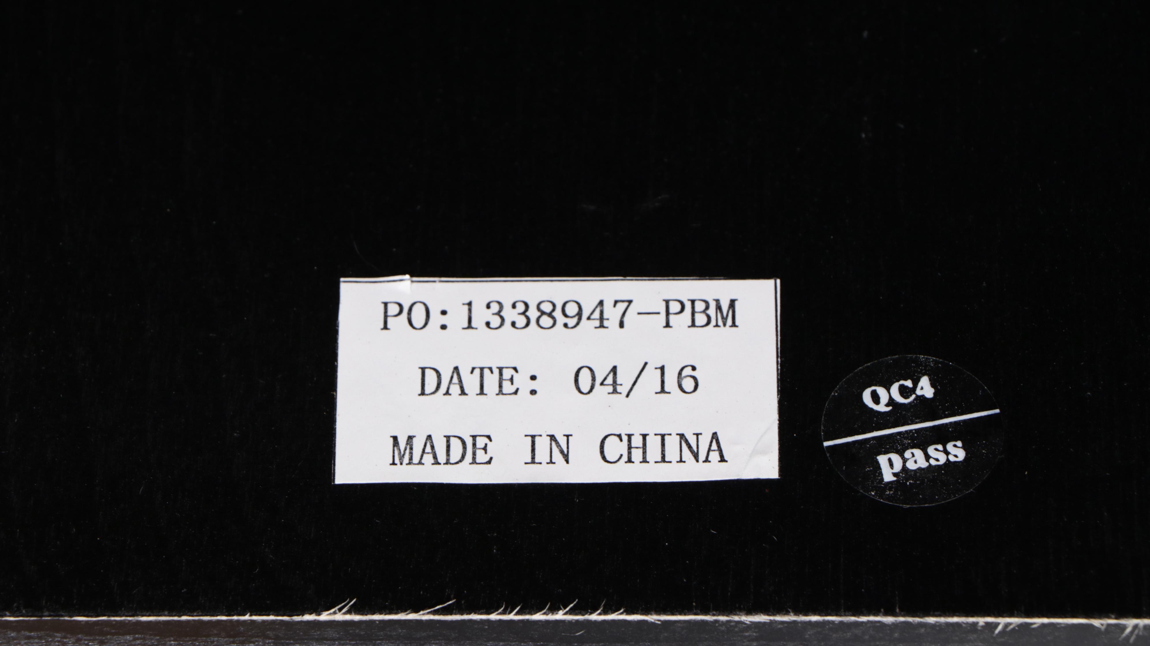 Pottery Barn "Dawson" Executive Desk in Weathered Black Finish