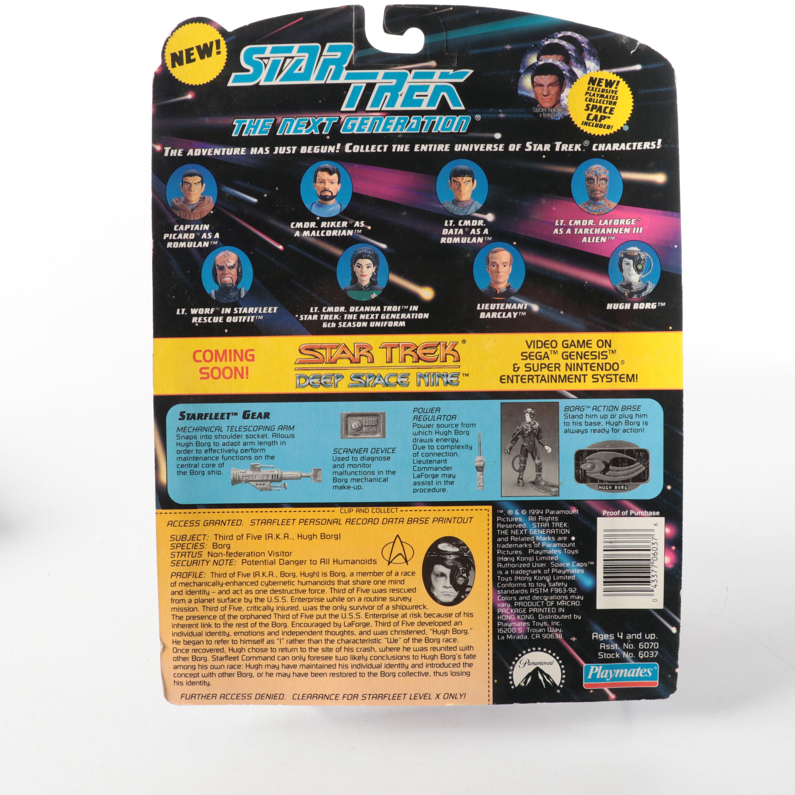 Star Trek The Next Generation and Deep Space Nine Action Figures