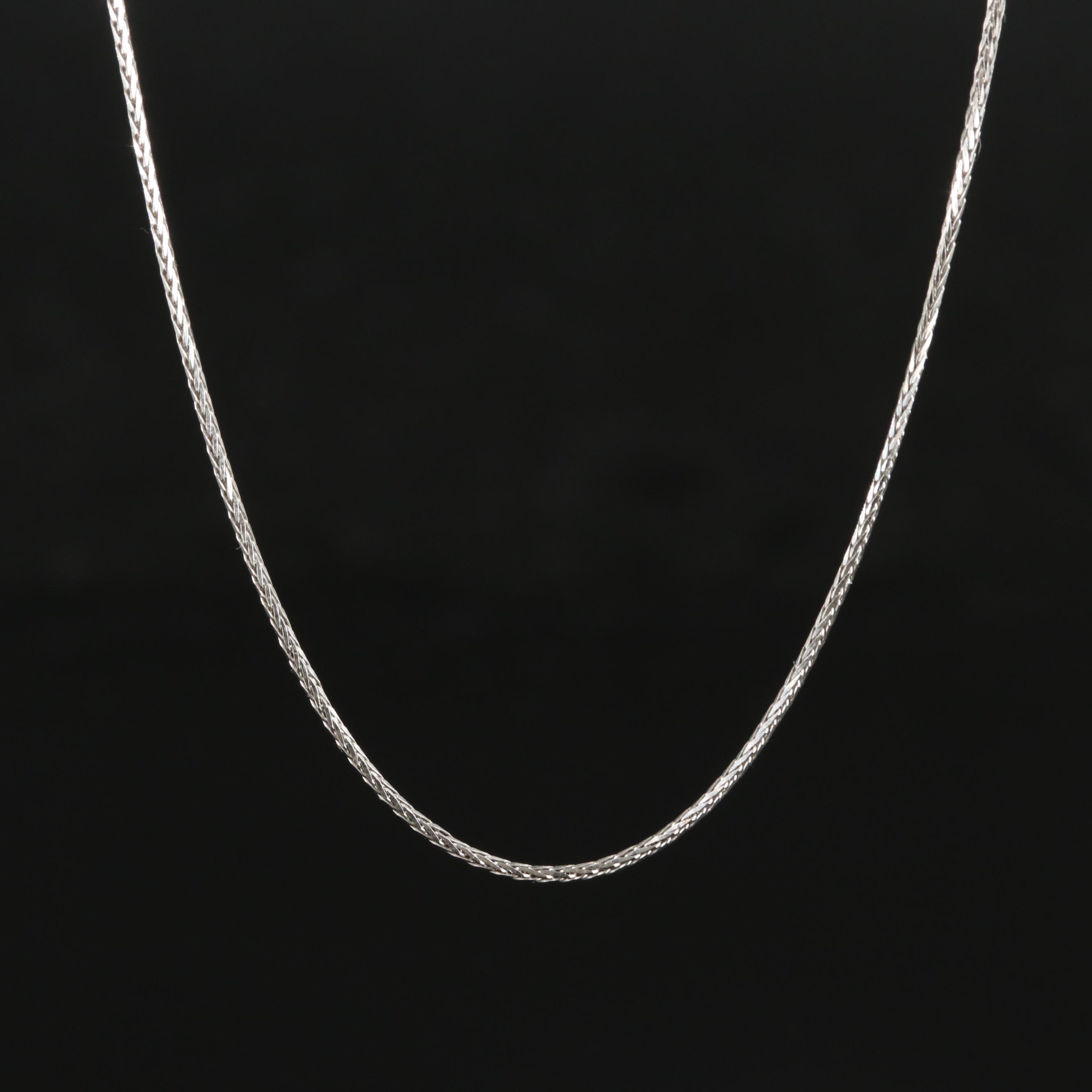 14K Wheat Chain Necklace