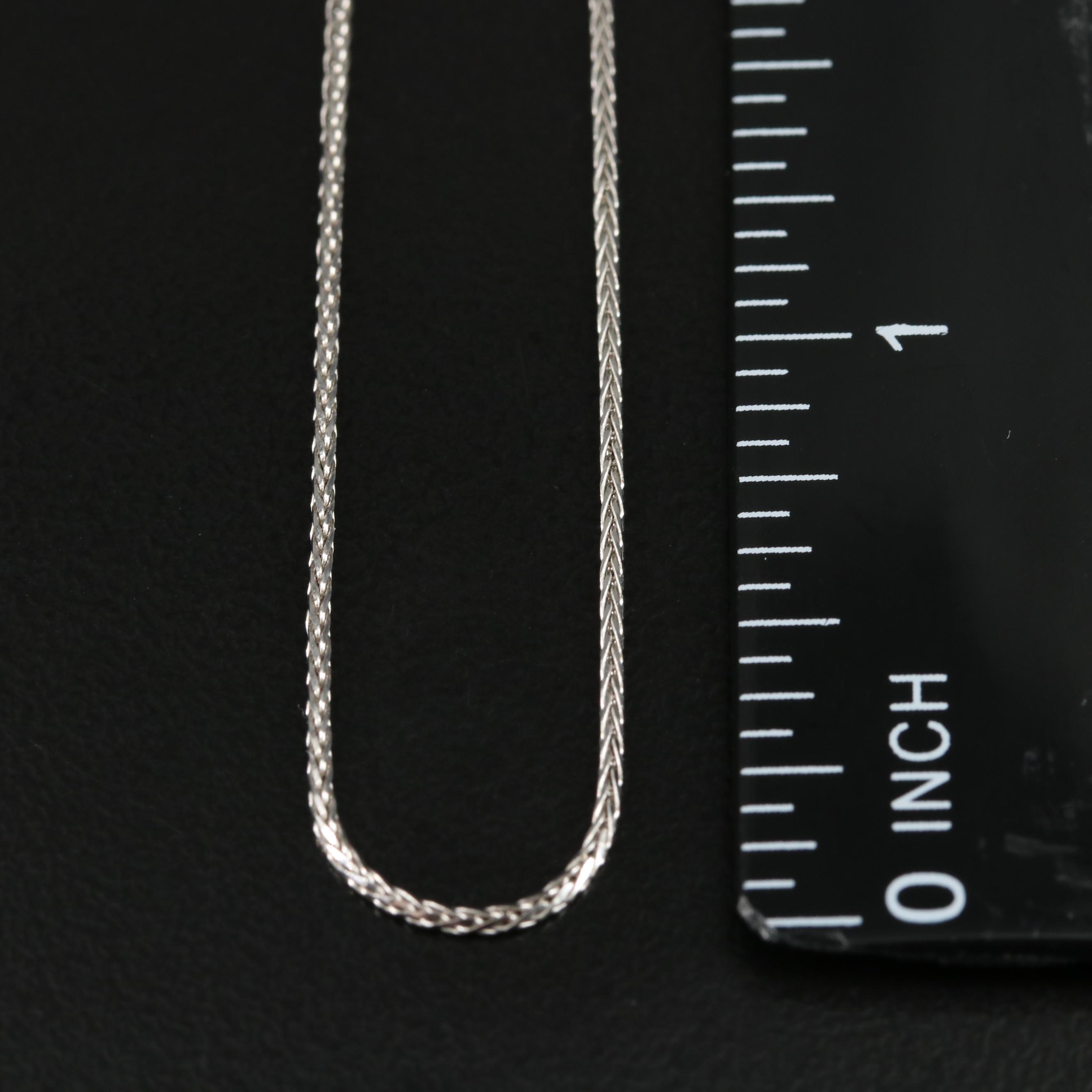 14K Wheat Chain Necklace