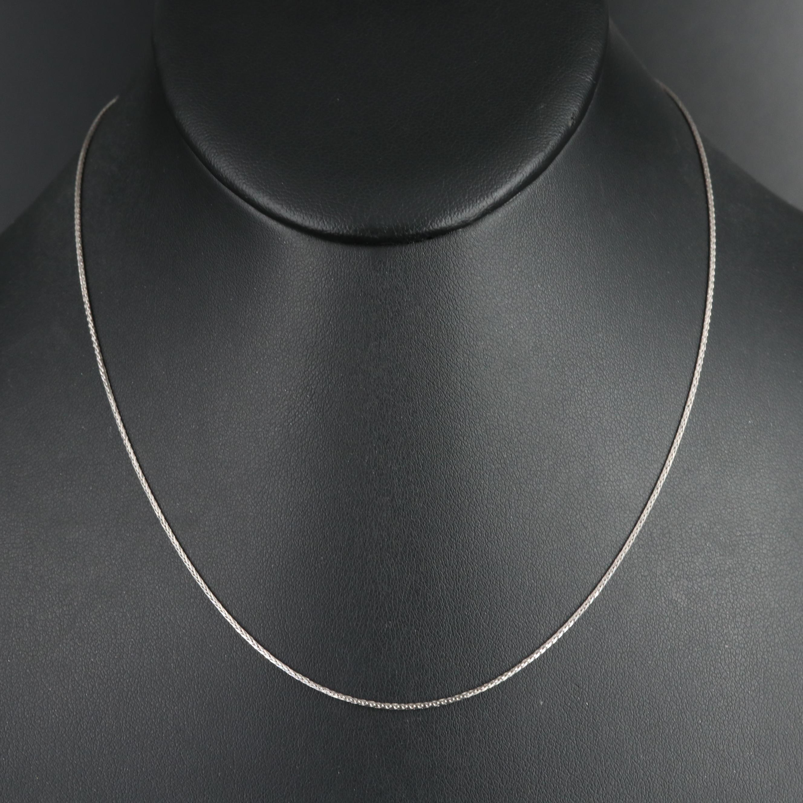 14K Wheat Chain Necklace