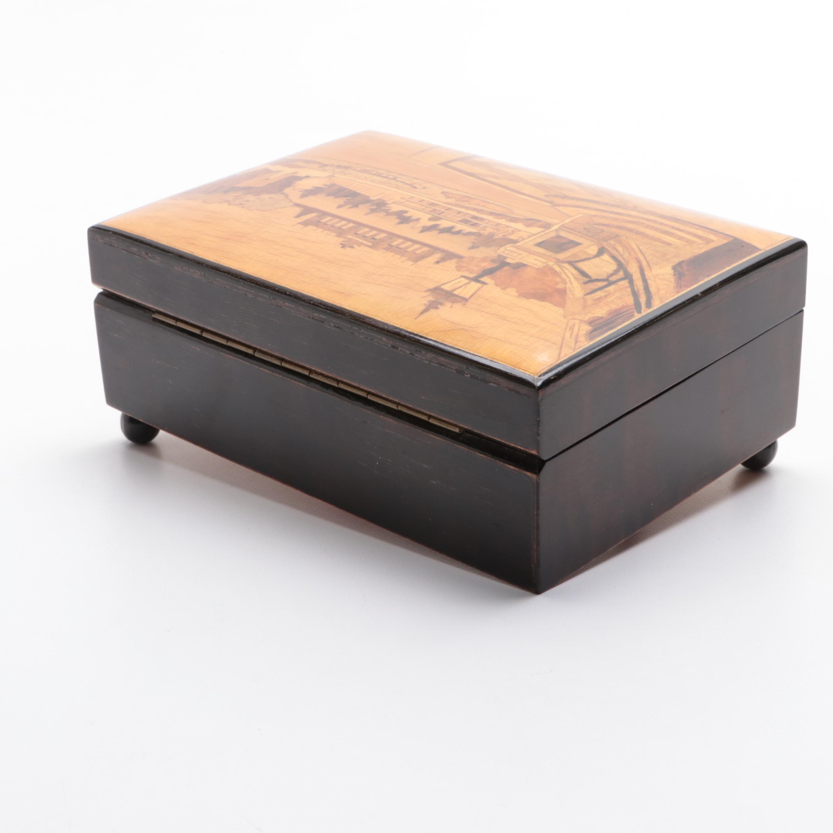 Reuge Swiss Movement Wooden Music Box