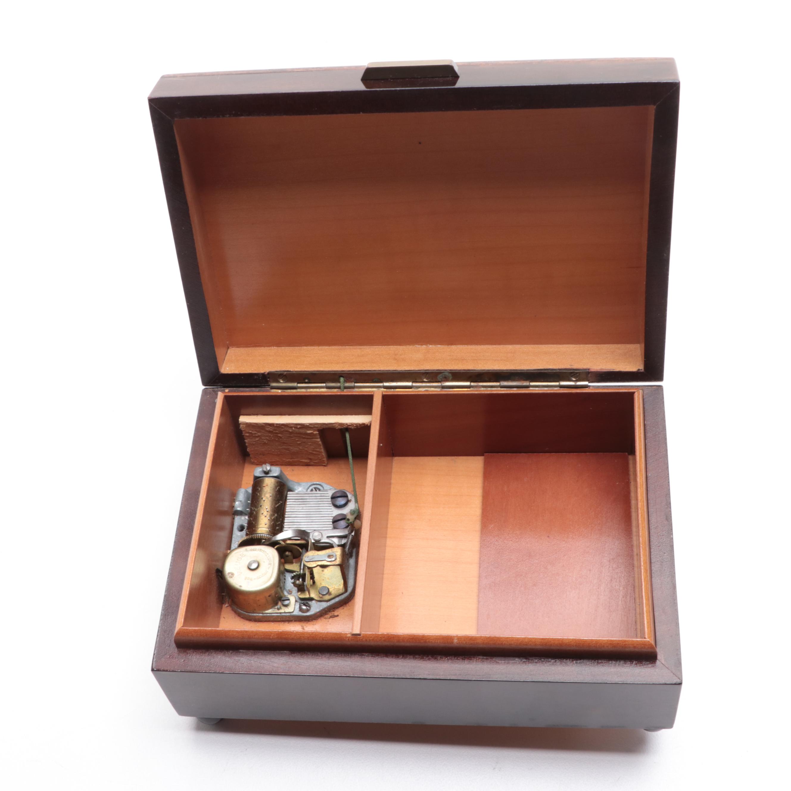 Reuge Swiss Movement Wooden Music Box