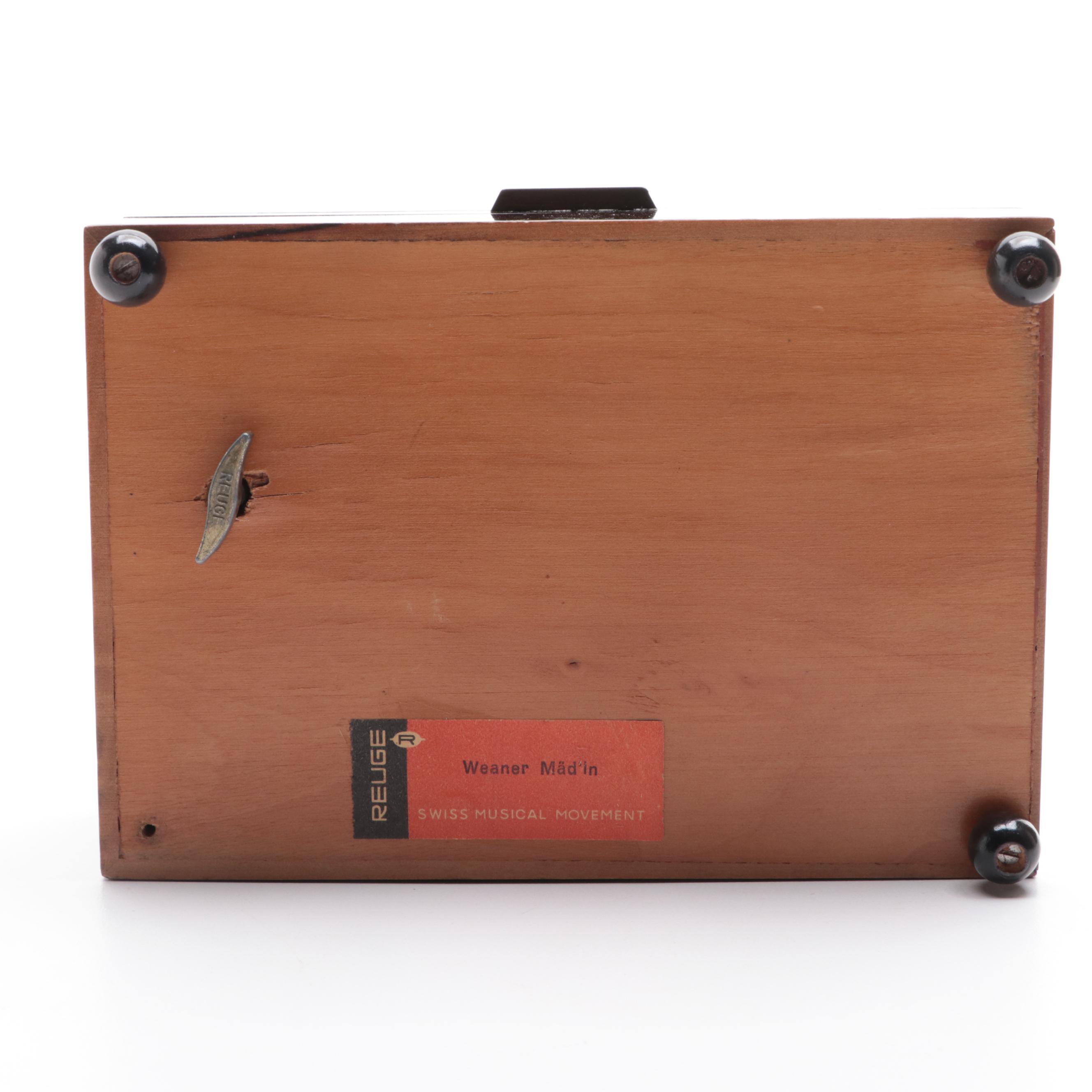 Reuge Swiss Movement Wooden Music Box