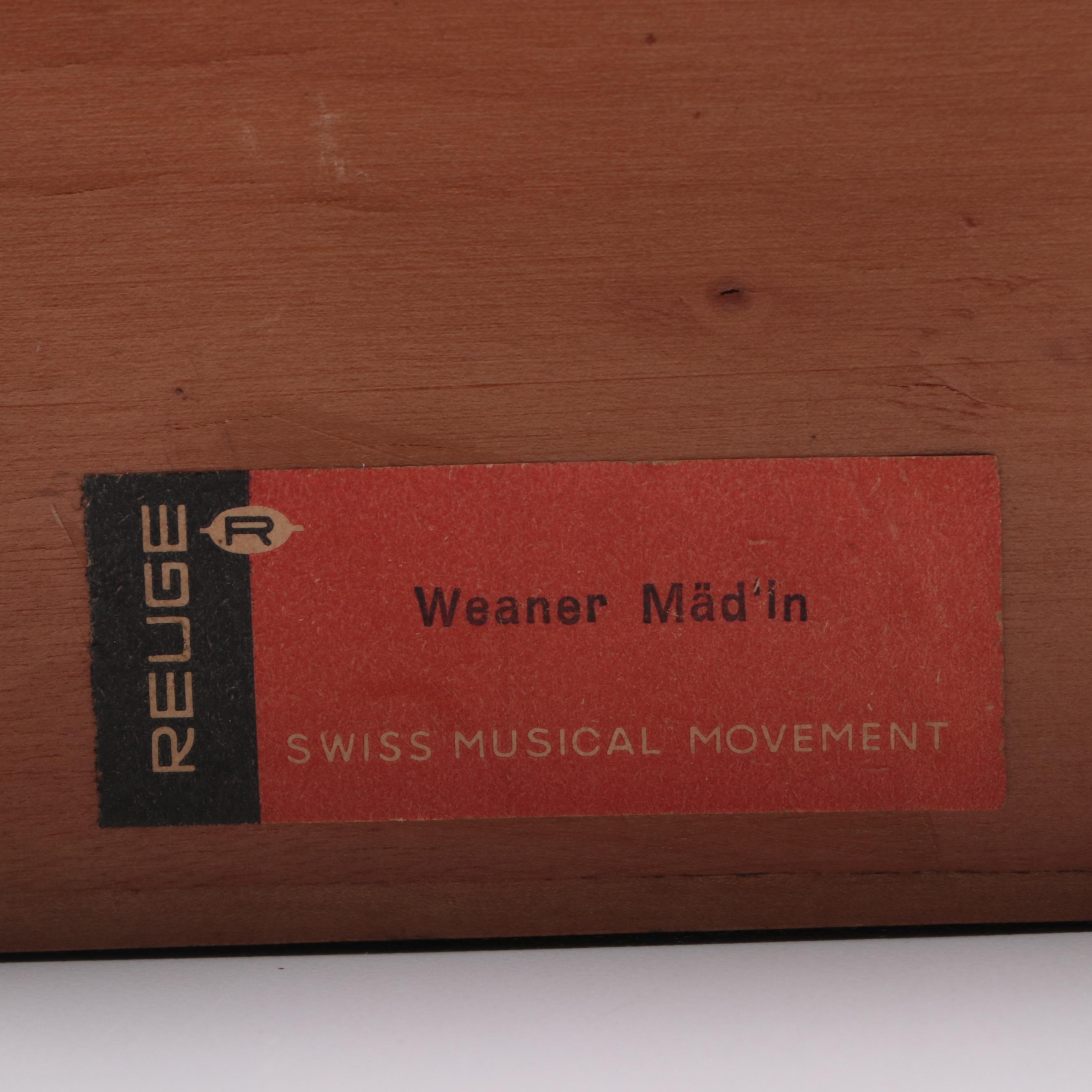 Reuge Swiss Movement Wooden Music Box