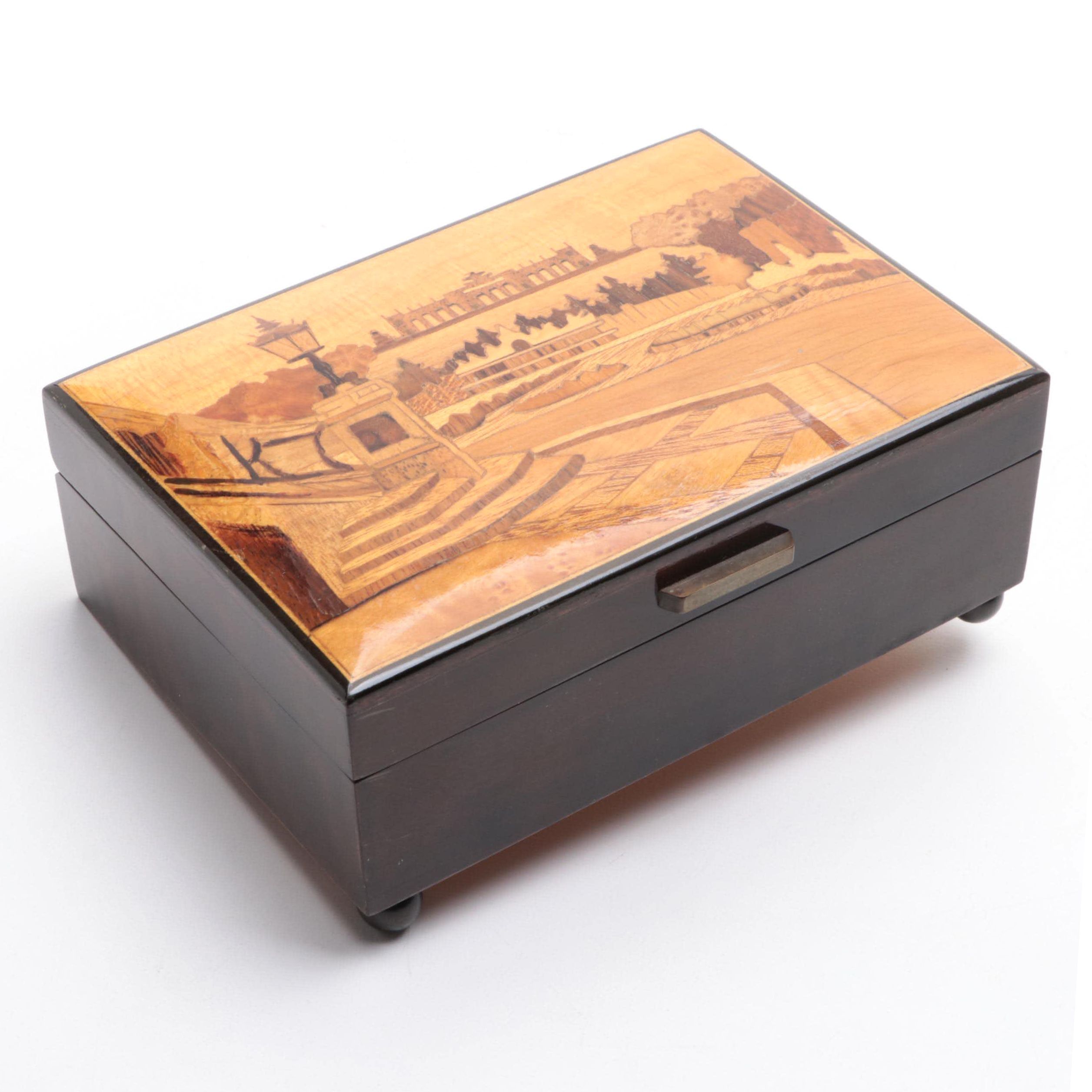 Reuge Swiss Movement Wooden Music Box