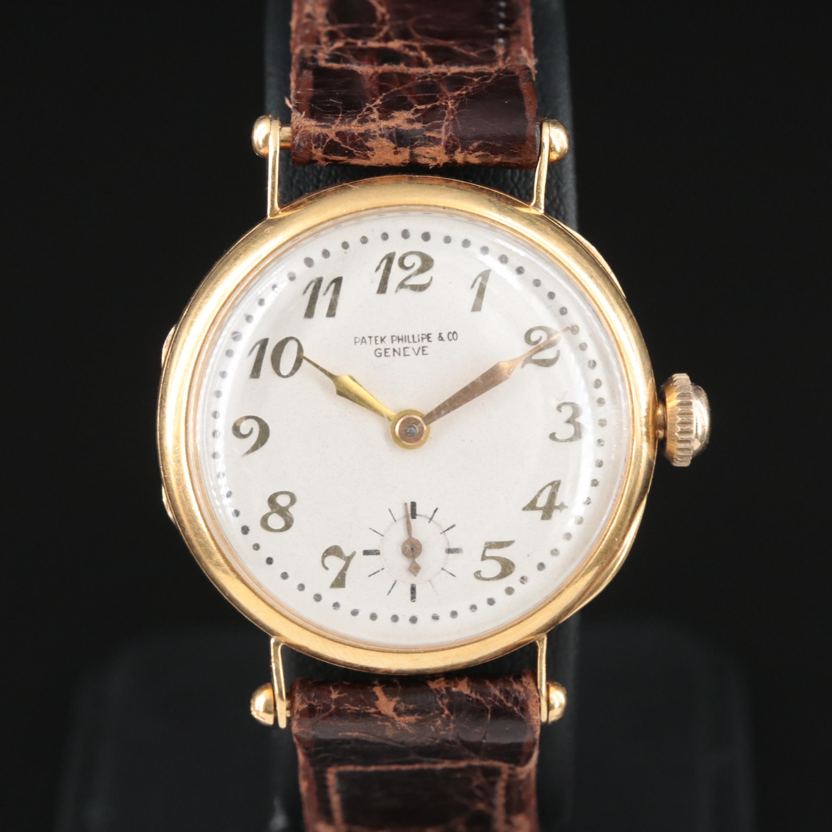 Patek Philippe 18K Hinged Back Vintage Watch