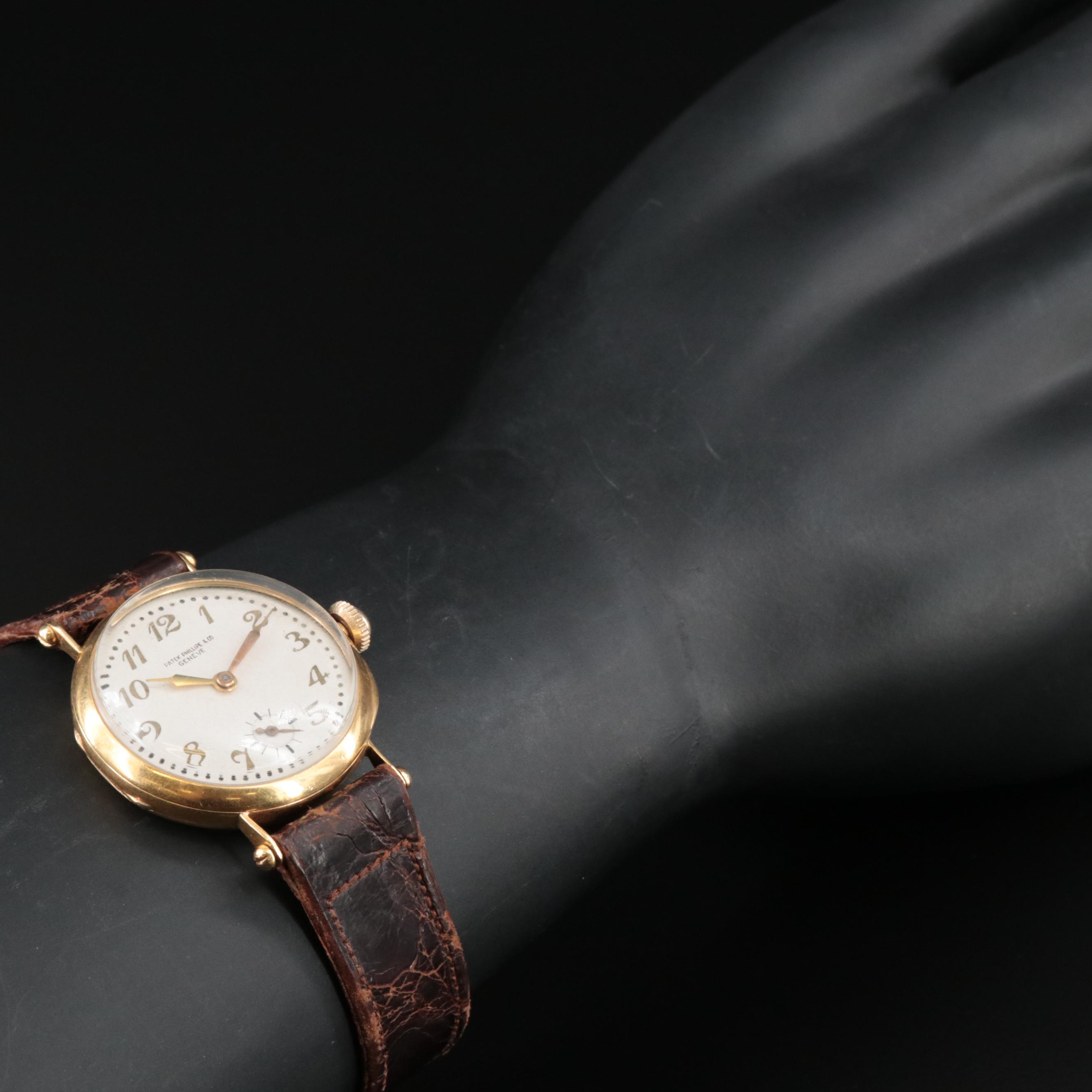 Patek Philippe 18K Hinged Back Vintage Watch