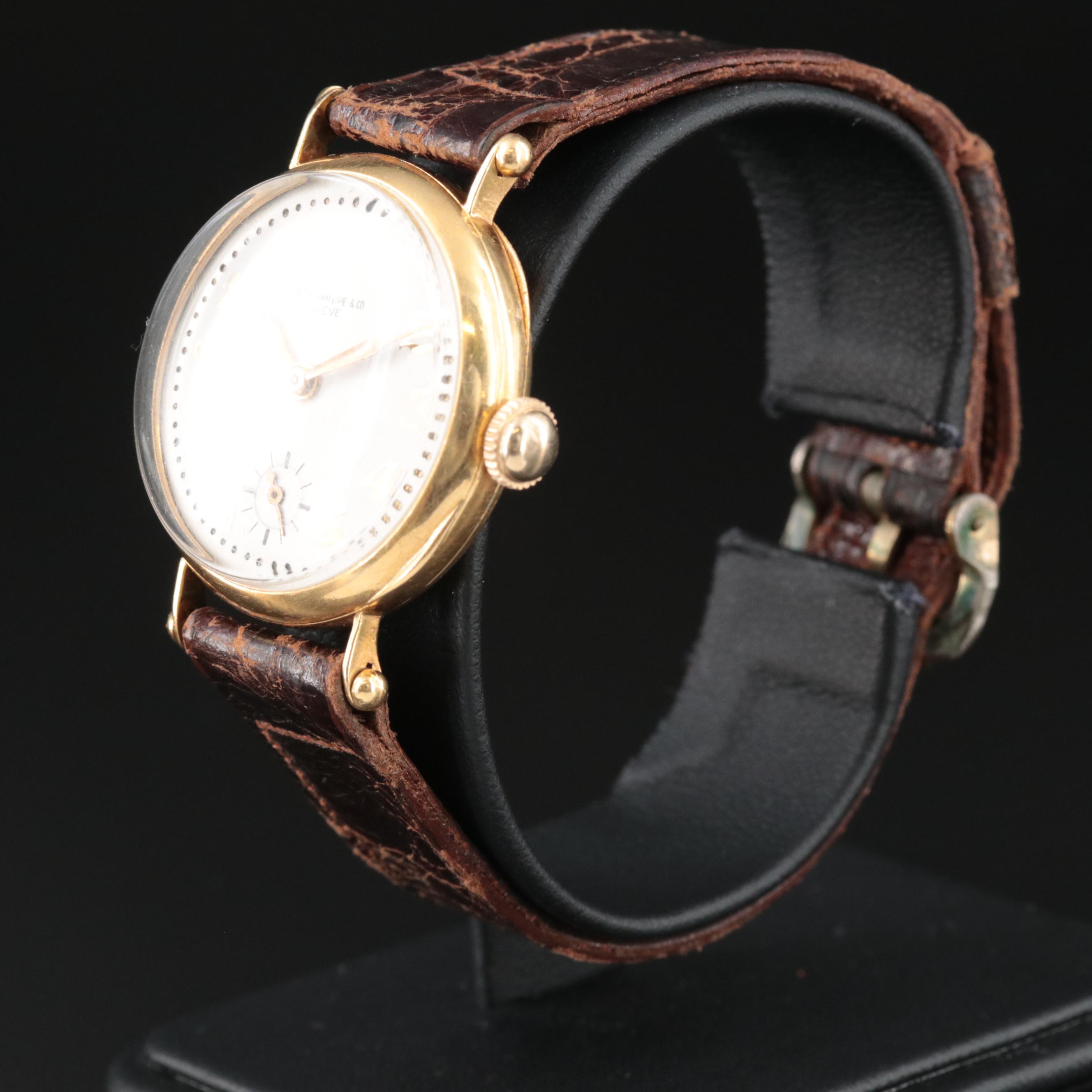 Patek Philippe 18K Hinged Back Vintage Watch