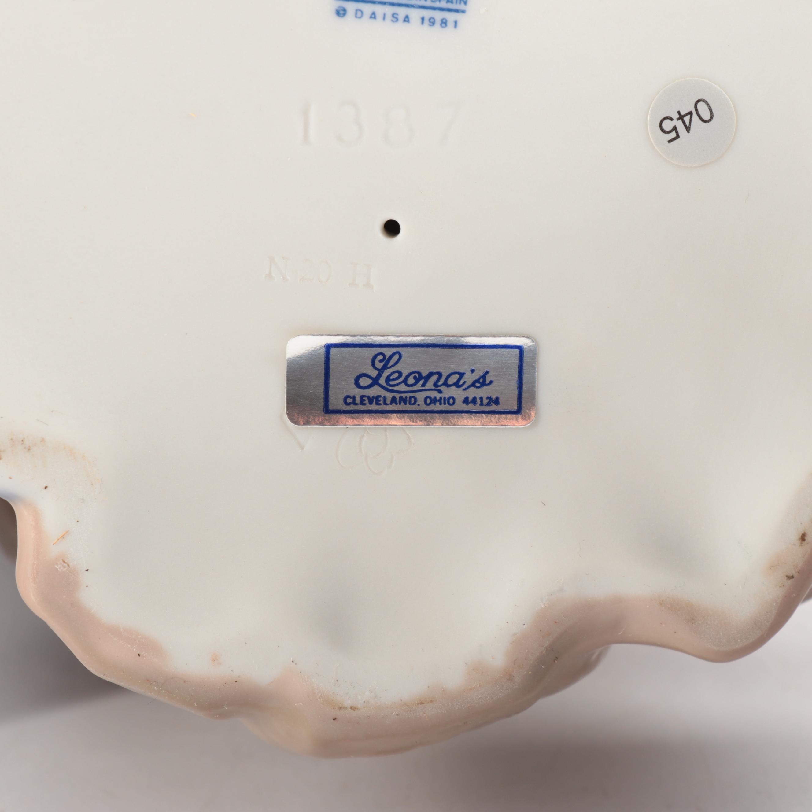 Lladró "St. Joseph", "Virgin Mary", and "Baby Jesus" Porcelain Nativity Figures