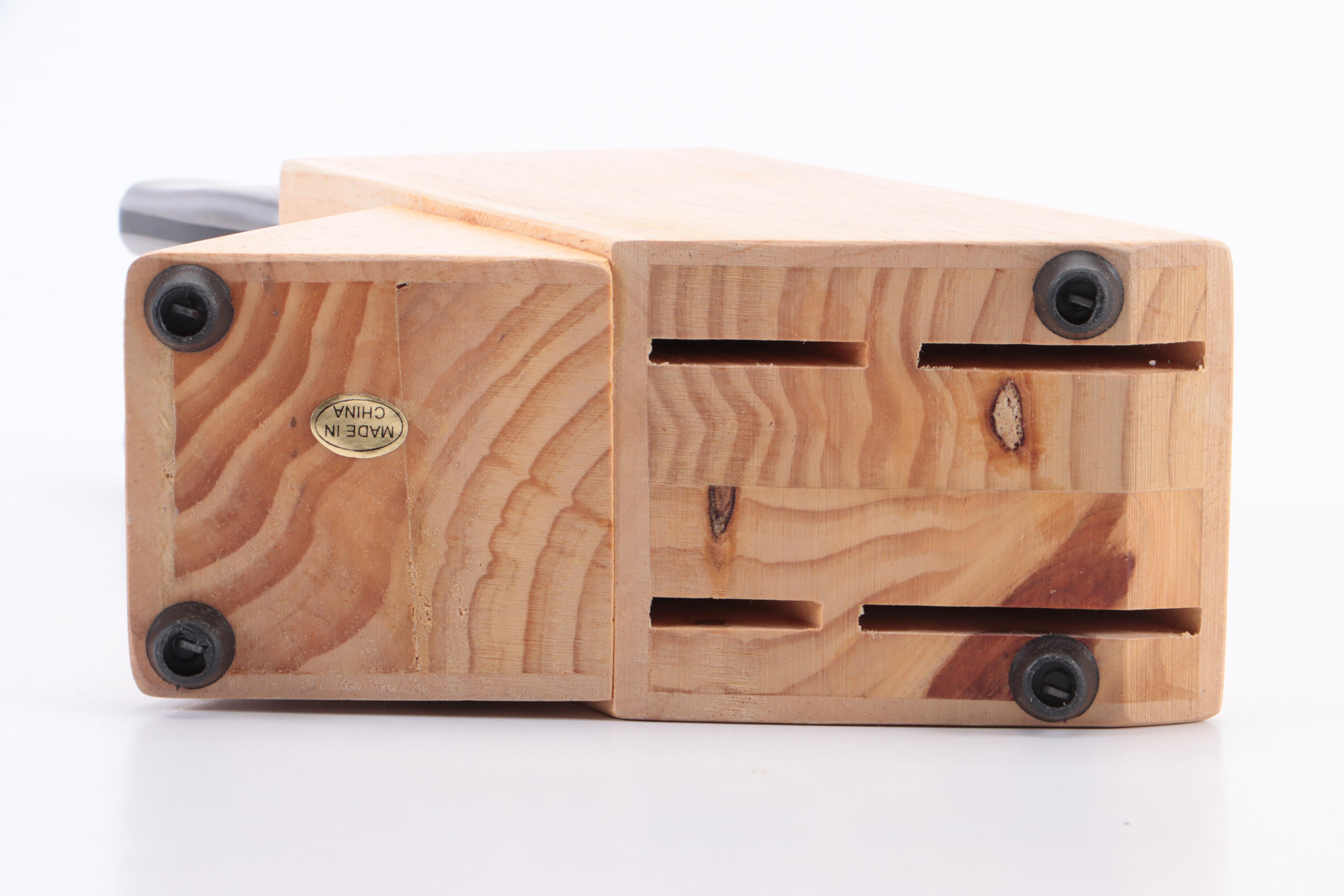 Wolfgang Puck and Ginsu Kitchen Knives in Knife Blocks