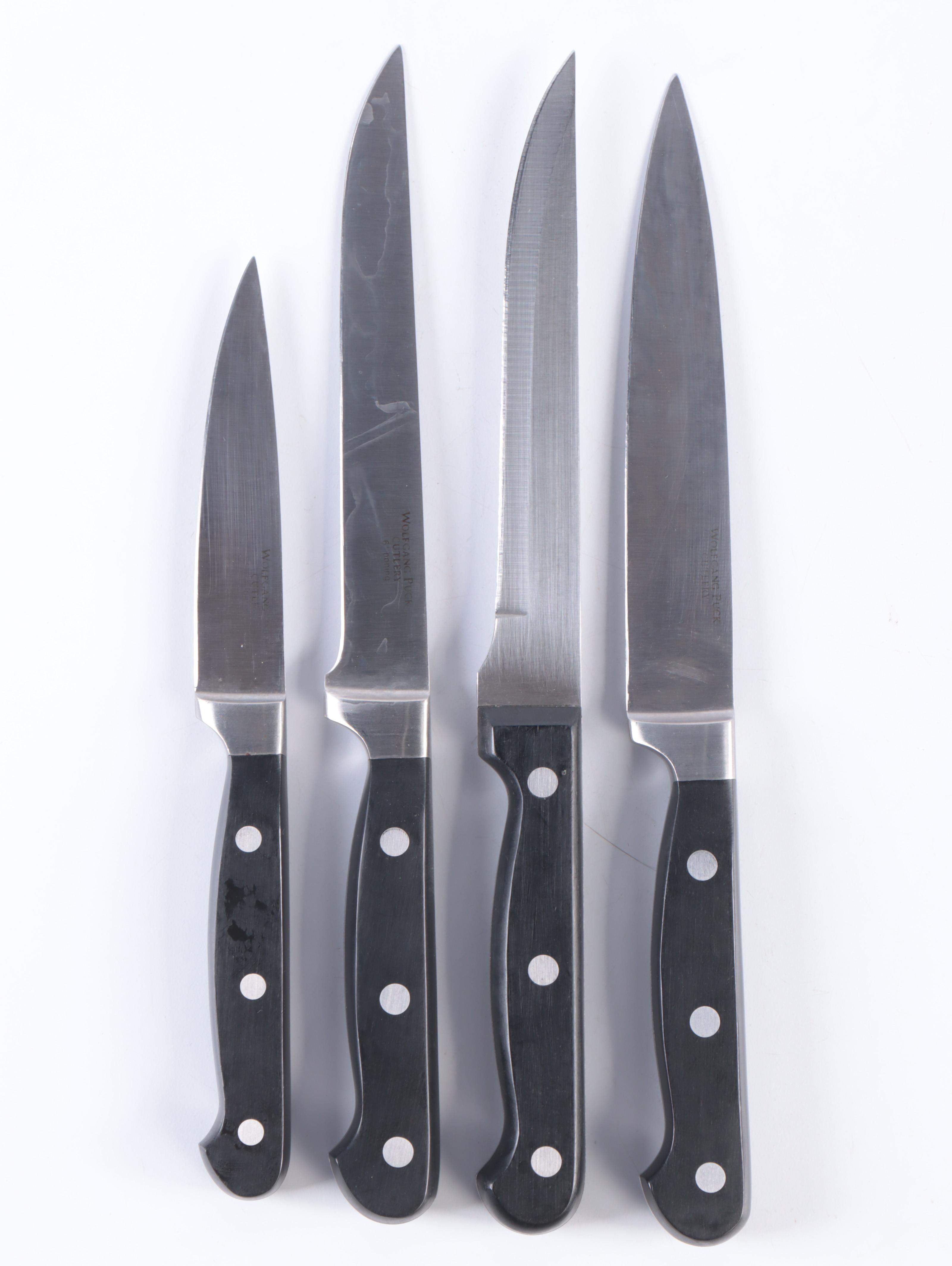 Wolfgang Puck and Ginsu Kitchen Knives in Knife Blocks