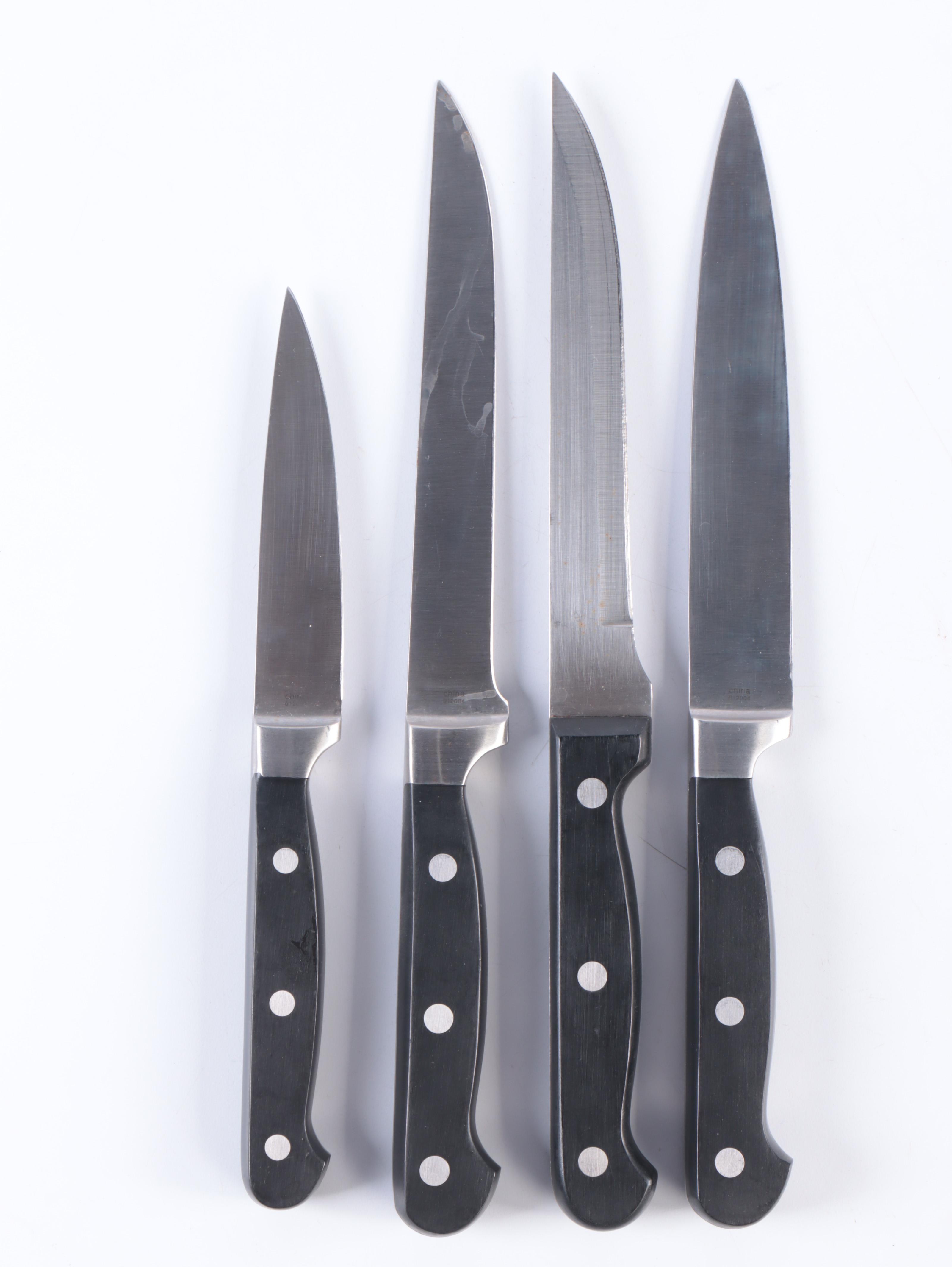 Wolfgang Puck and Ginsu Kitchen Knives in Knife Blocks