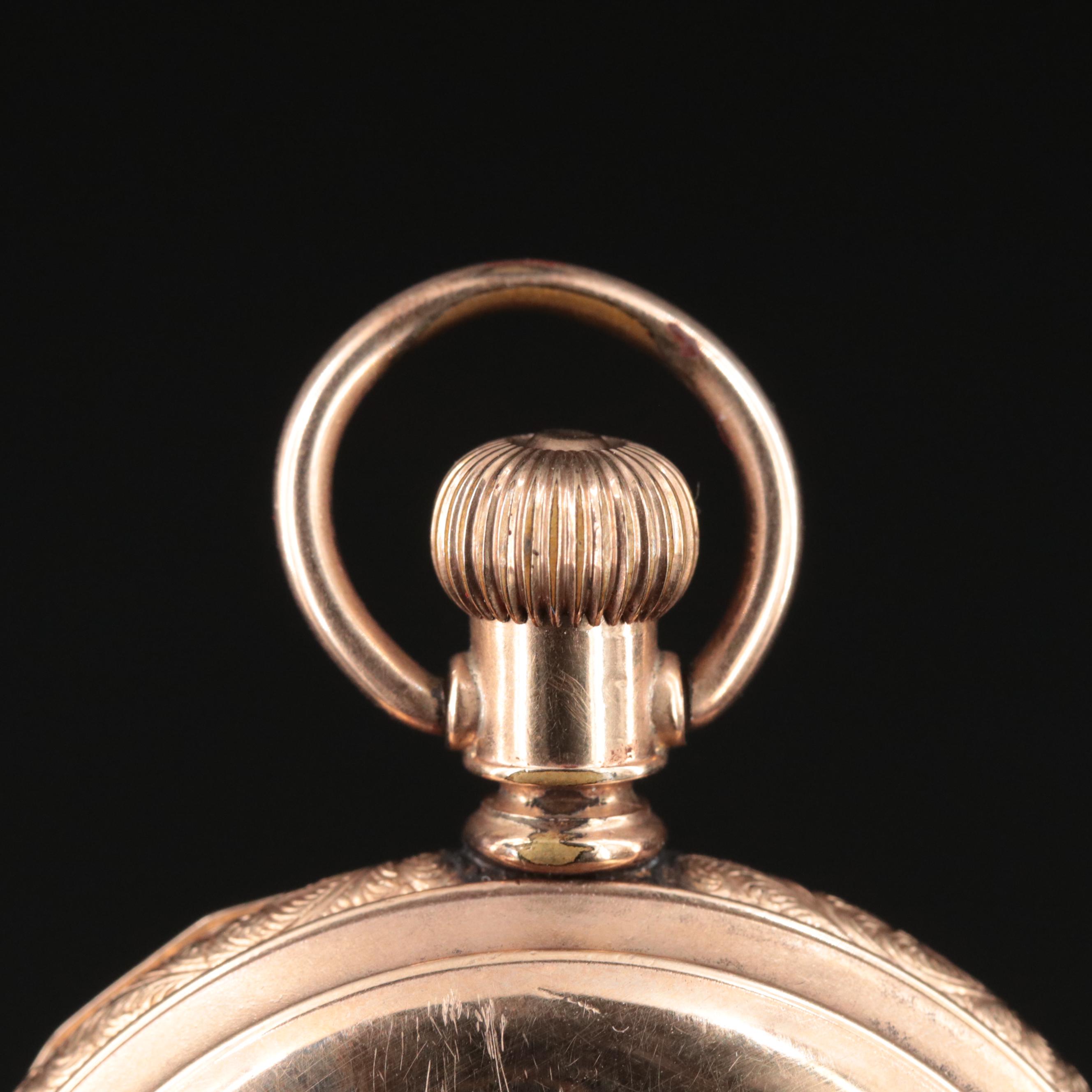 1892 Illinois Gold-Filled Hunting Case Pocket Watch