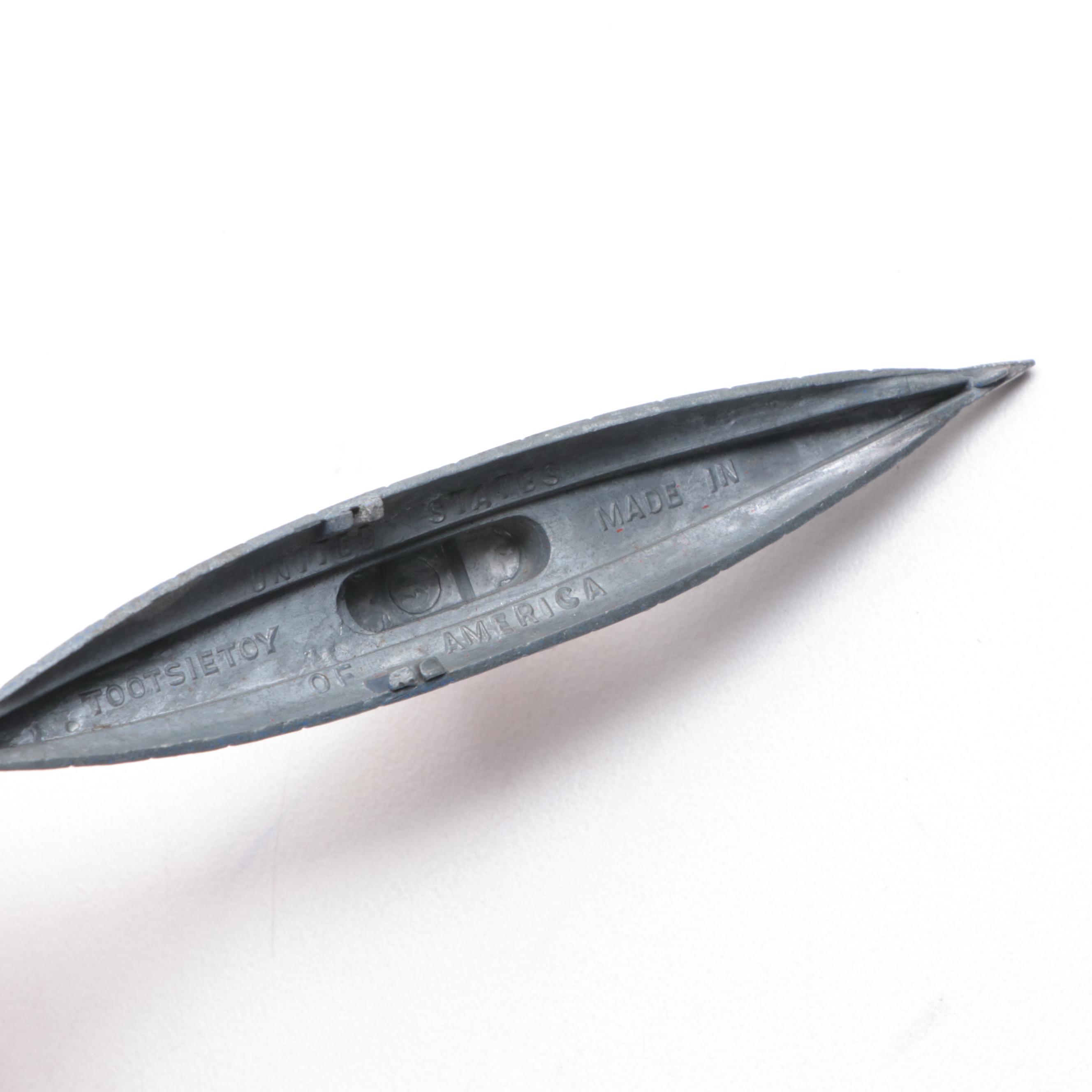 TootsieToy and Other Metal Toy Battleships, Mid-20th Century