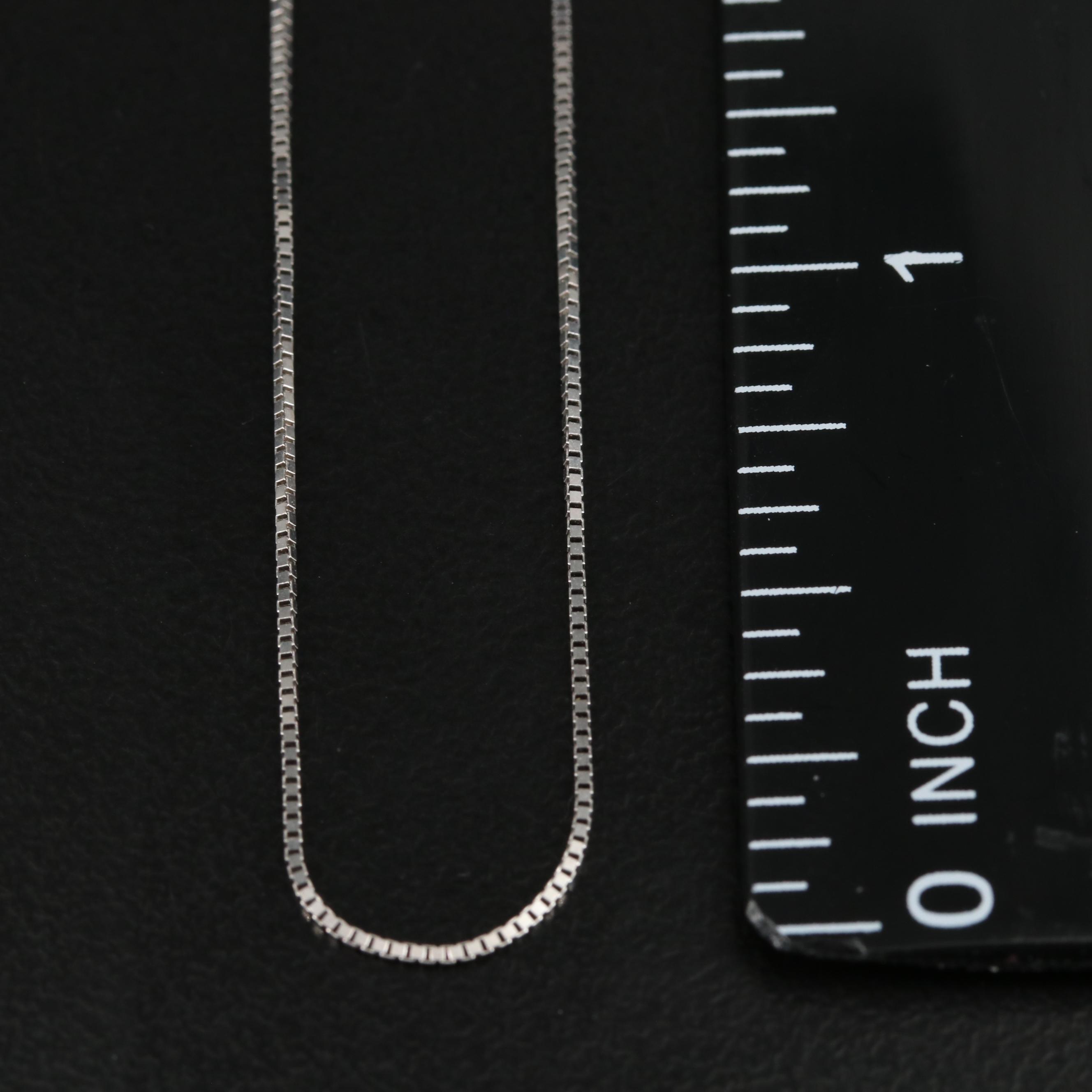 14K Box Chain Necklace