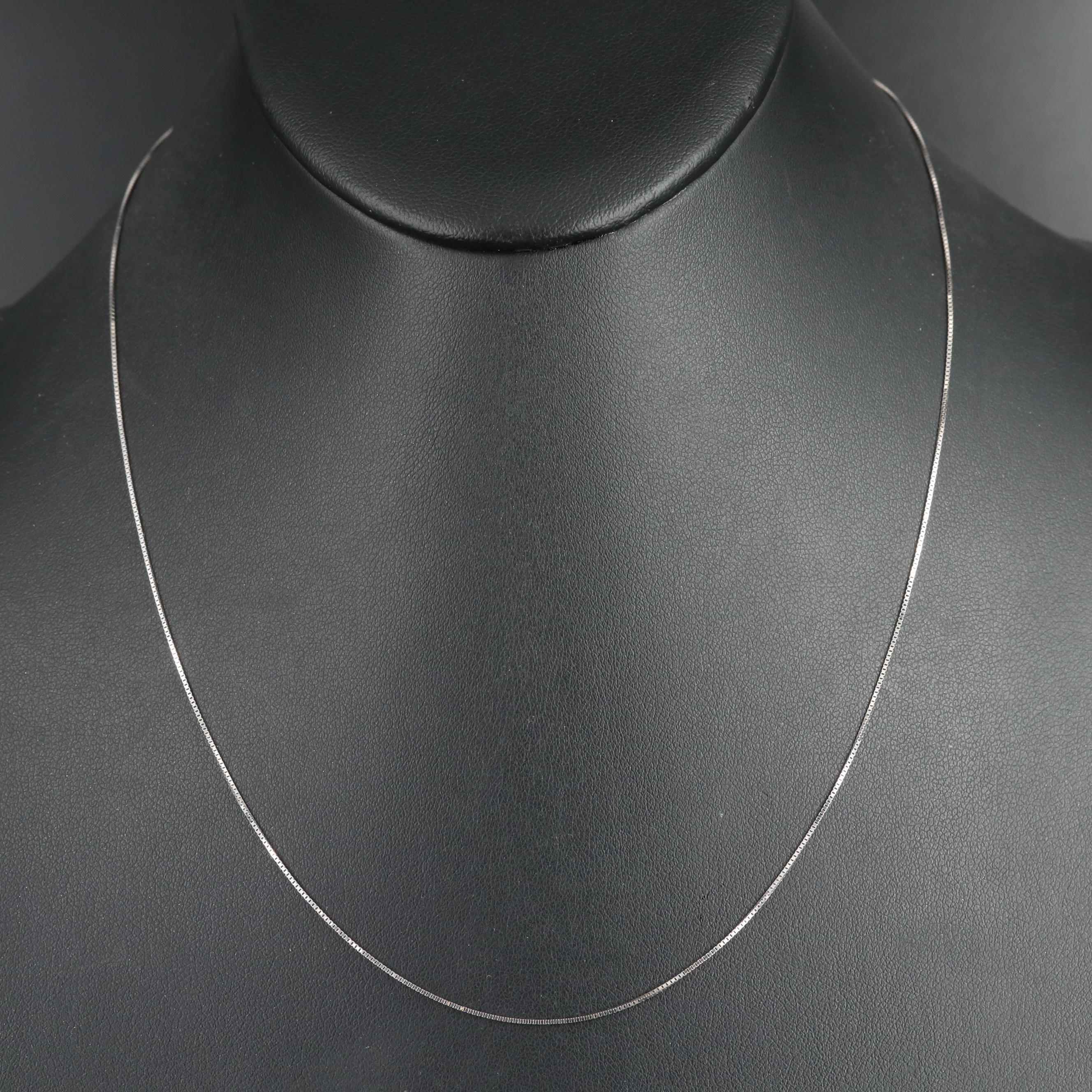 14K Box Chain Necklace
