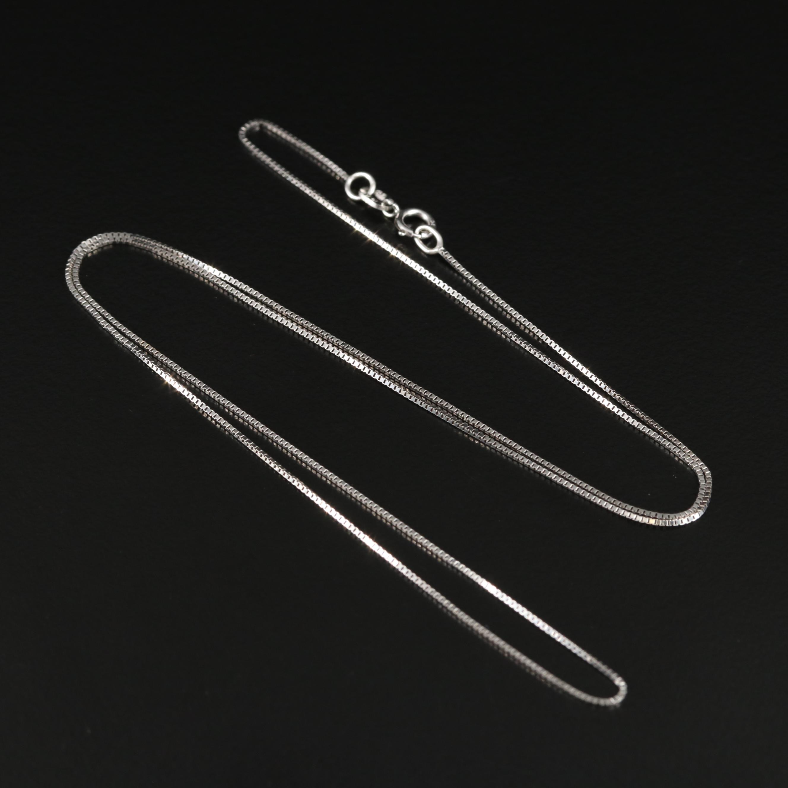 14K Box Chain Necklace