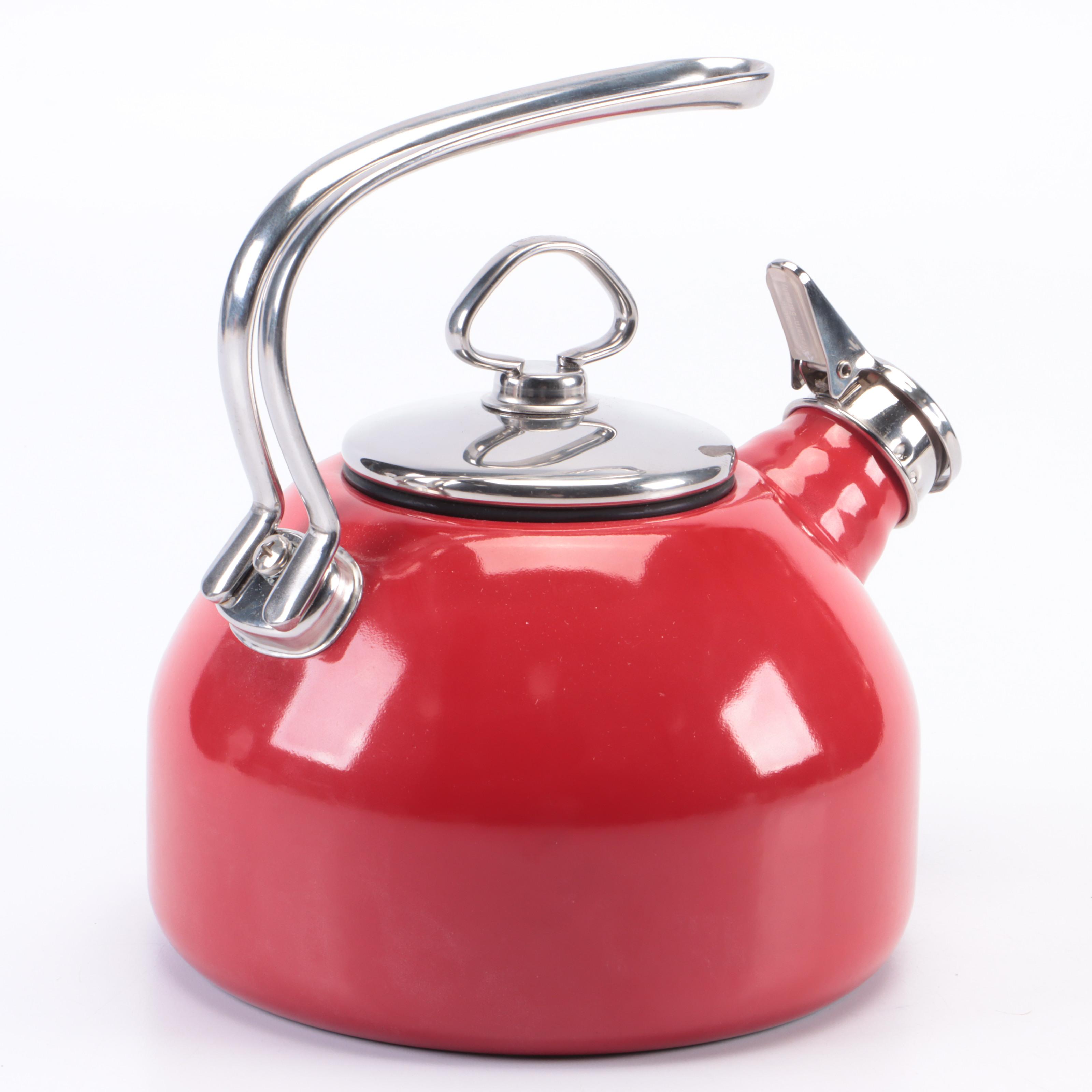 Metal Tea Kettle with Copper Kitchen Decor and Tabletop Jukebox Bank