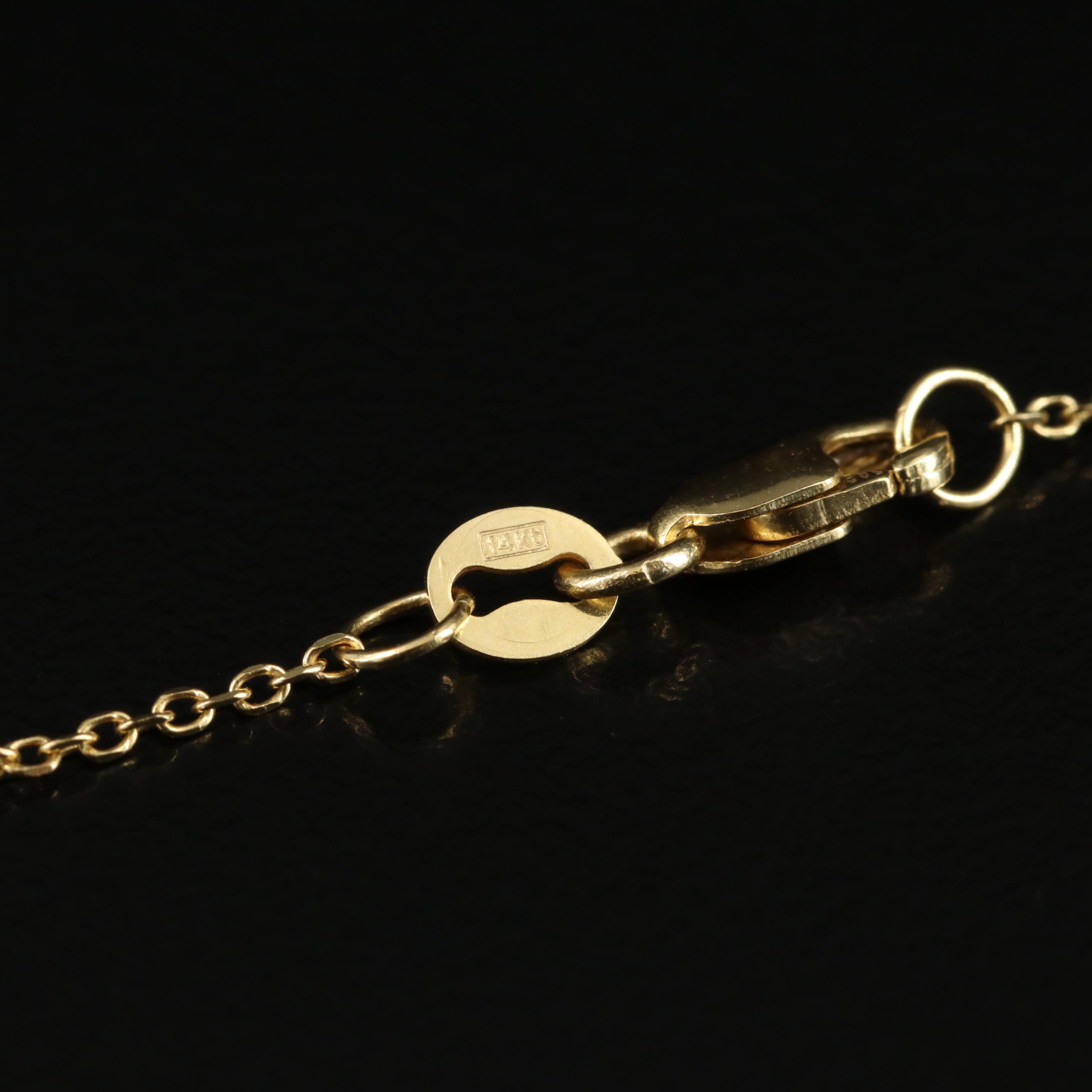 14K Cable Chain Necklace