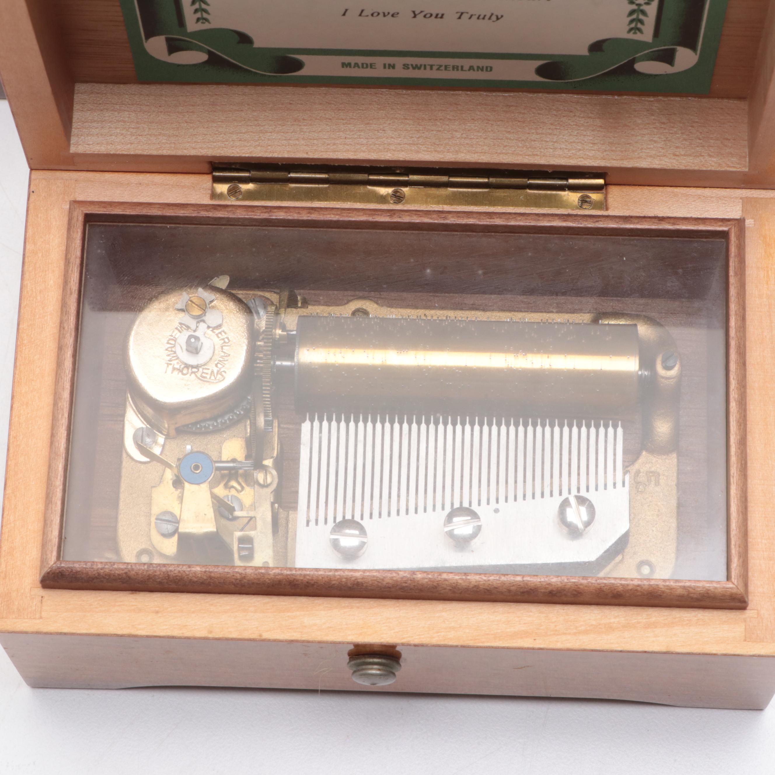 Thorens Wooden Music Boxes