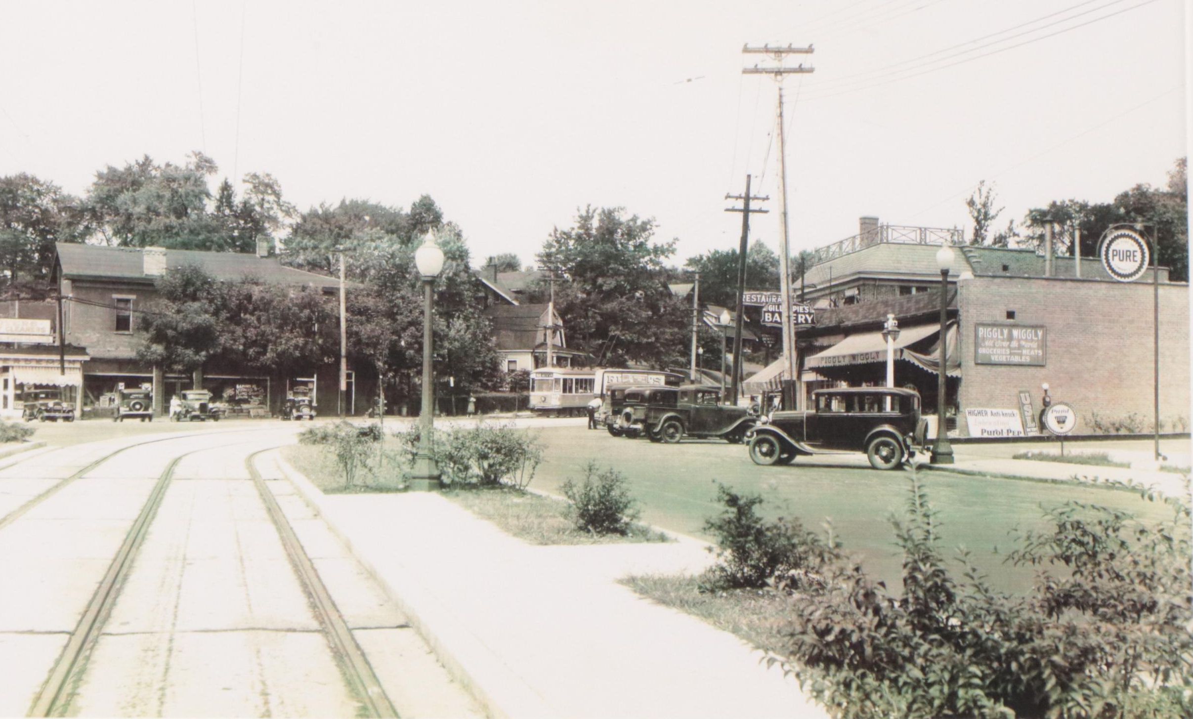Photo Print of Mt. Lookout Square, Circa 1930