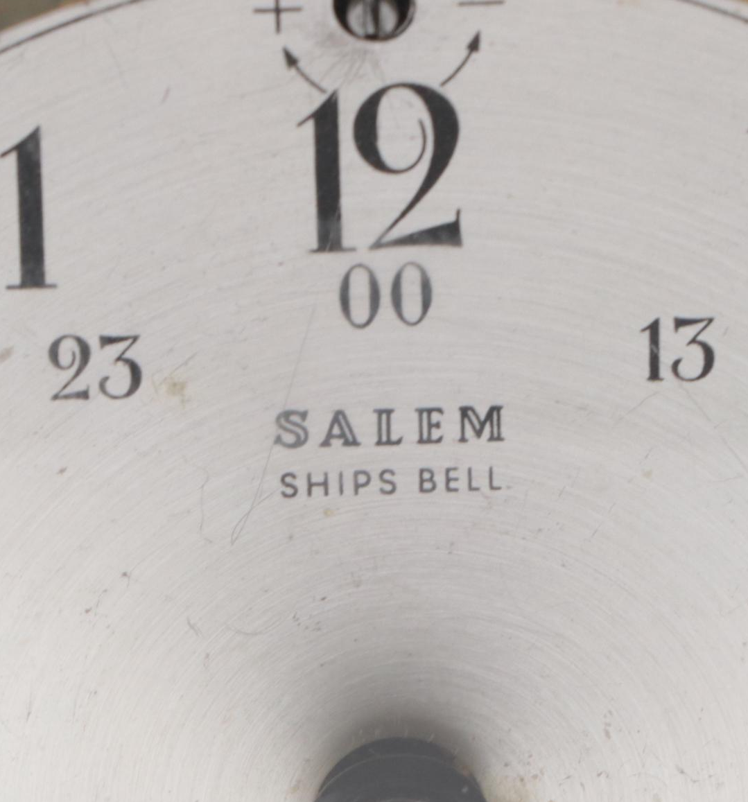 Salem Brass and Glass Naval Clock