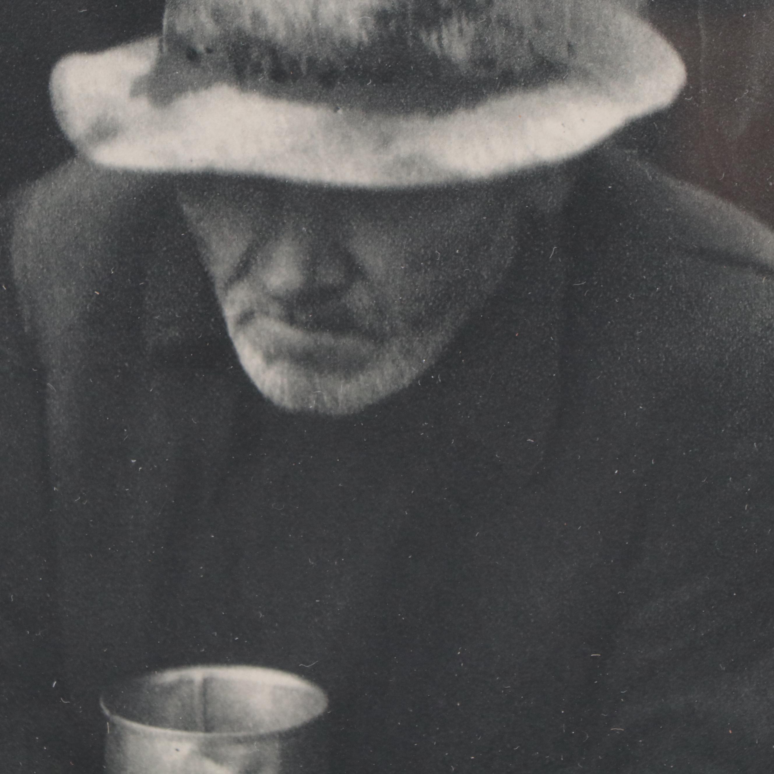 Photogravure of Dorothea Lange's "White Angel Bread Line," 1930s
