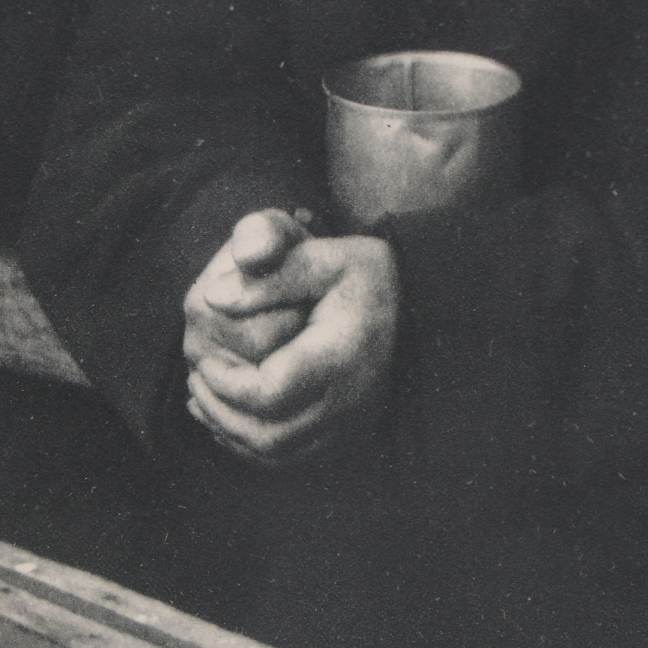 Photogravure of Dorothea Lange's "White Angel Bread Line," 1930s