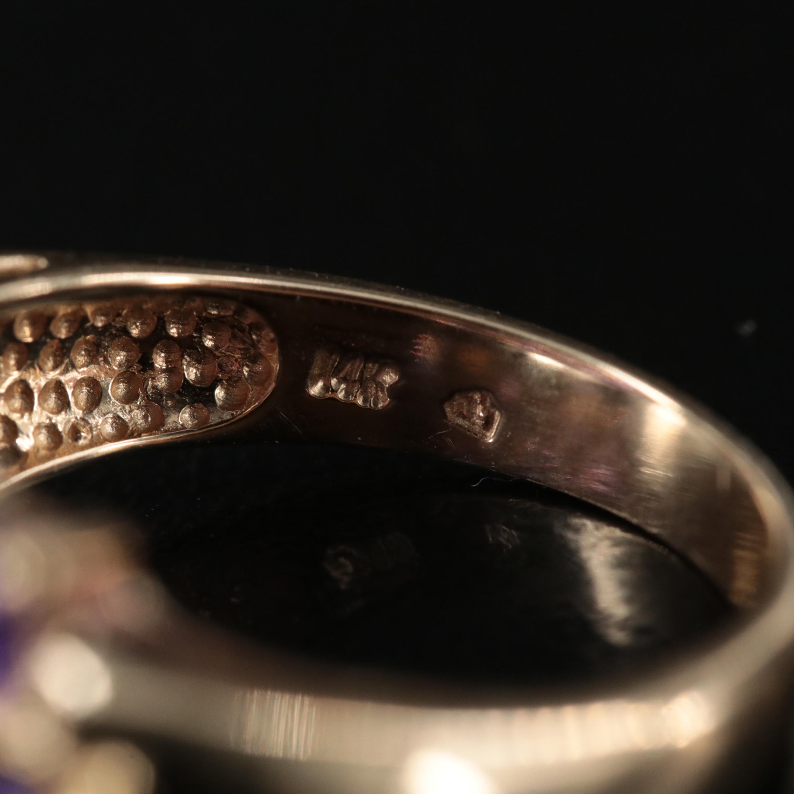 14K Amethyst Ring