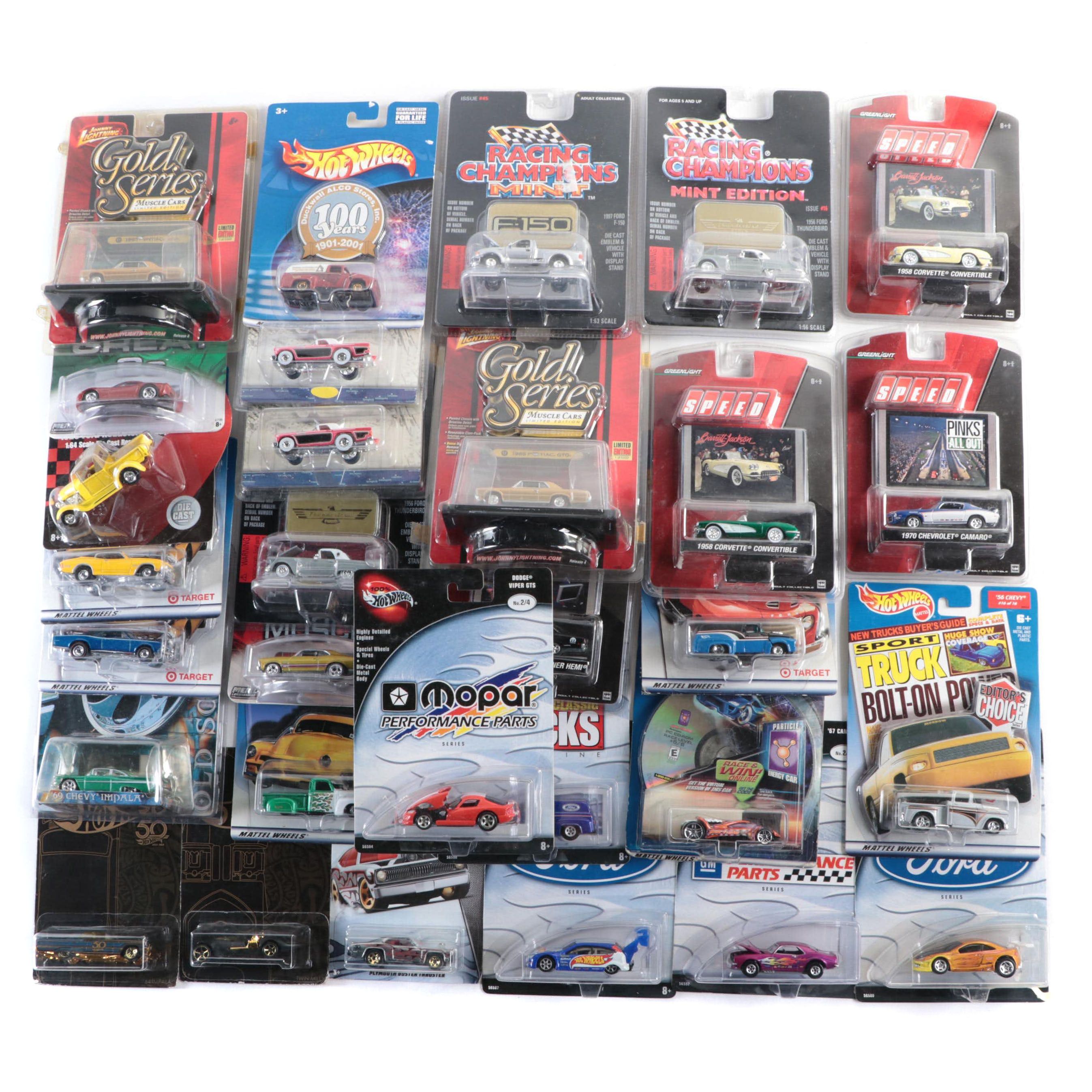 Hot Wheels, Racing Champions and Other Toy Cars Including '69 Chevy Impala
