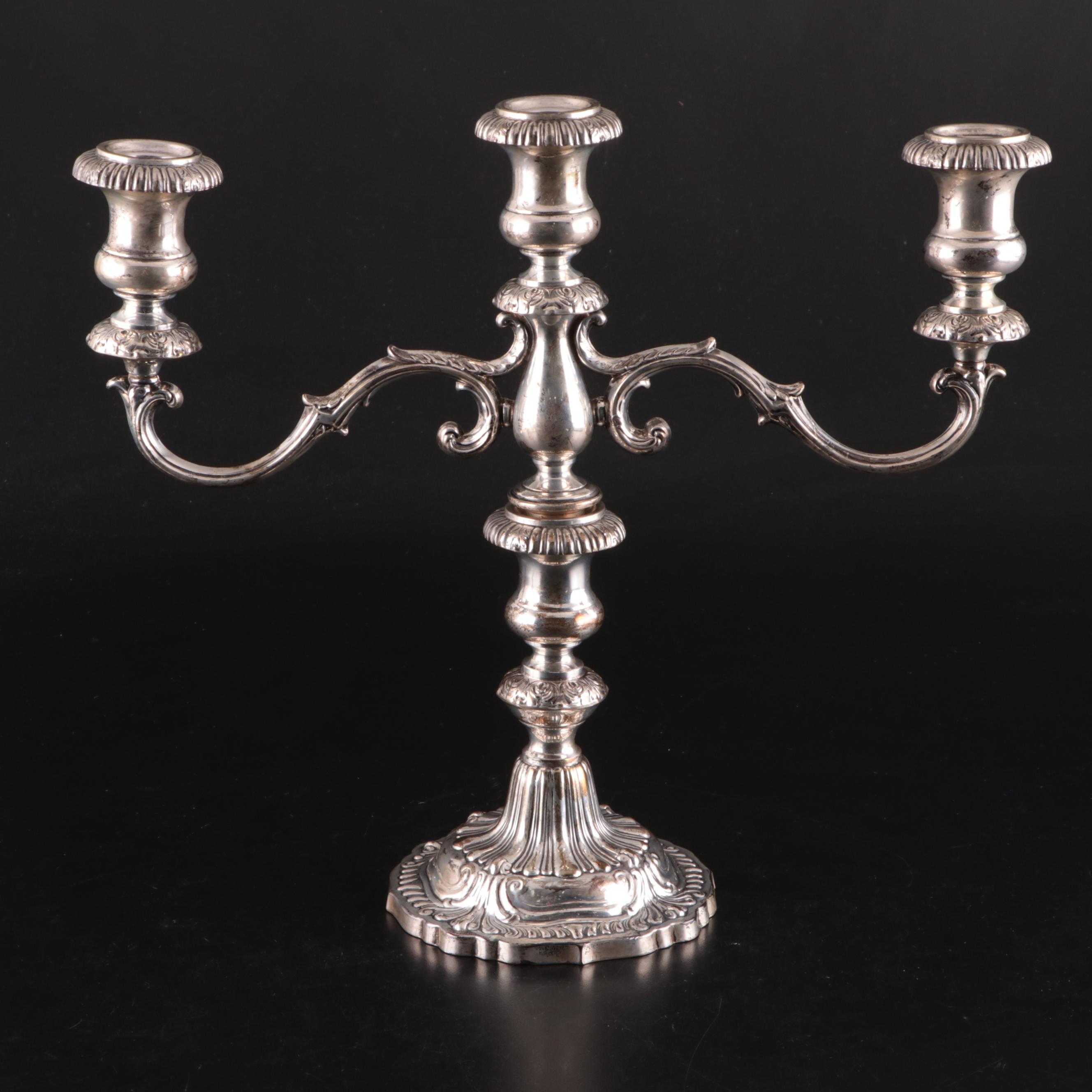 Fisher Silversmiths "Victoria" Sterling Silver Candelabras