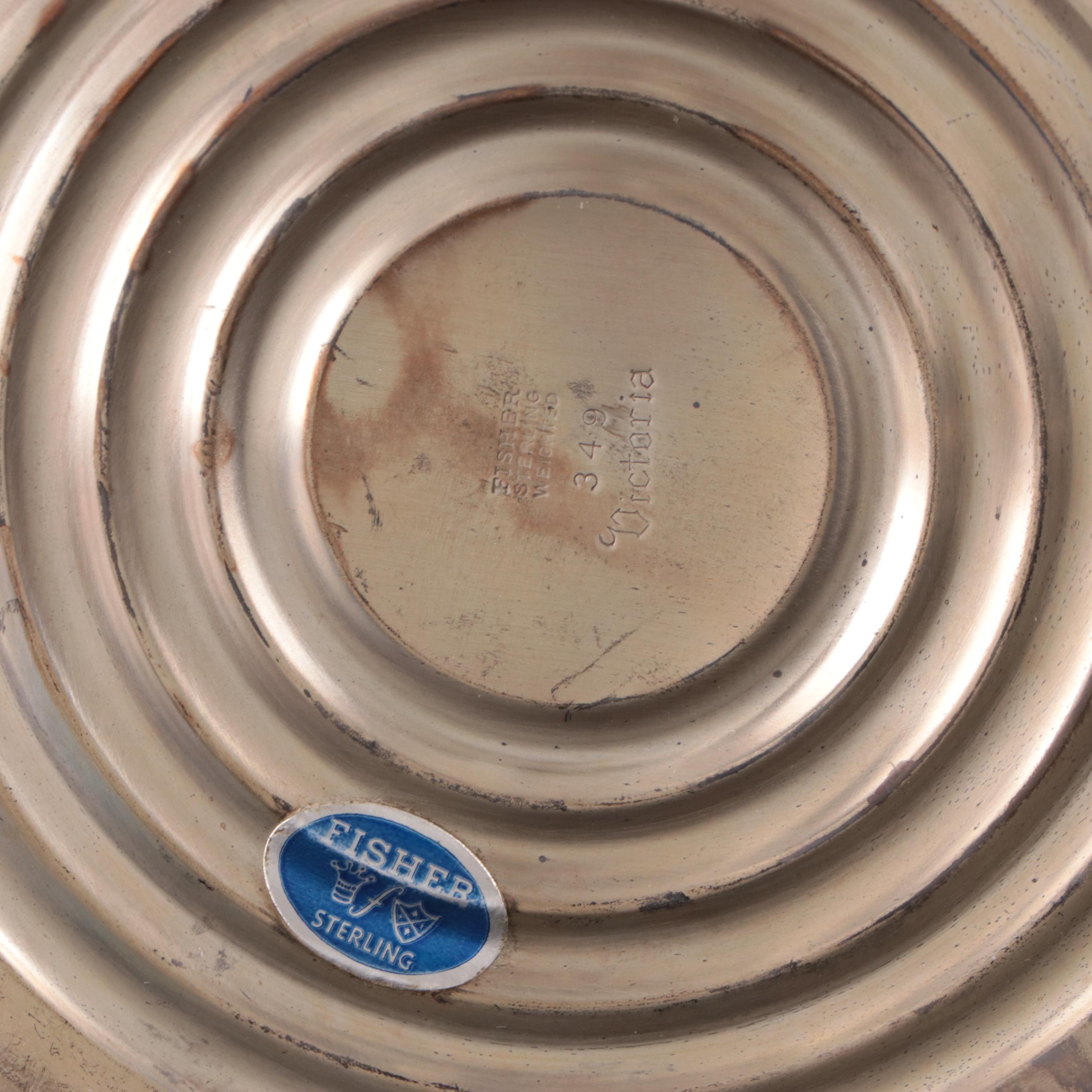 Fisher Silversmiths "Victoria" Sterling Silver Candelabras