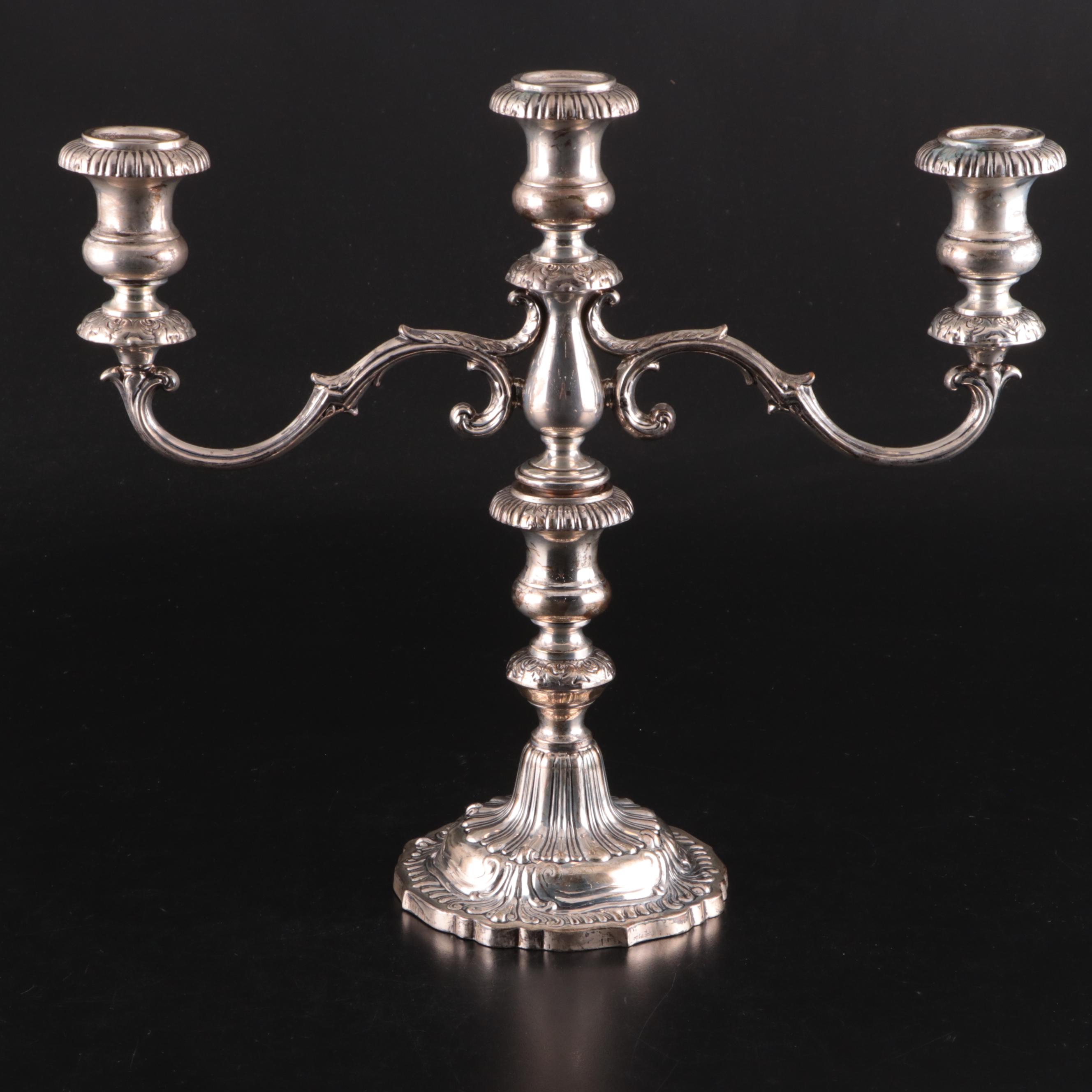 Fisher Silversmiths "Victoria" Sterling Silver Candelabras
