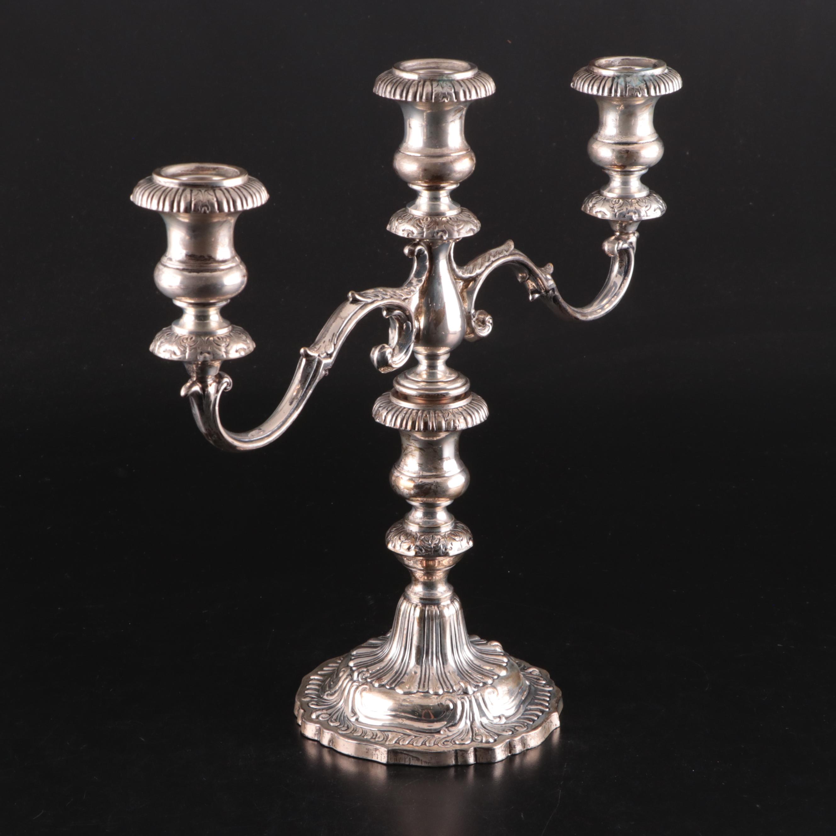 Fisher Silversmiths "Victoria" Sterling Silver Candelabras