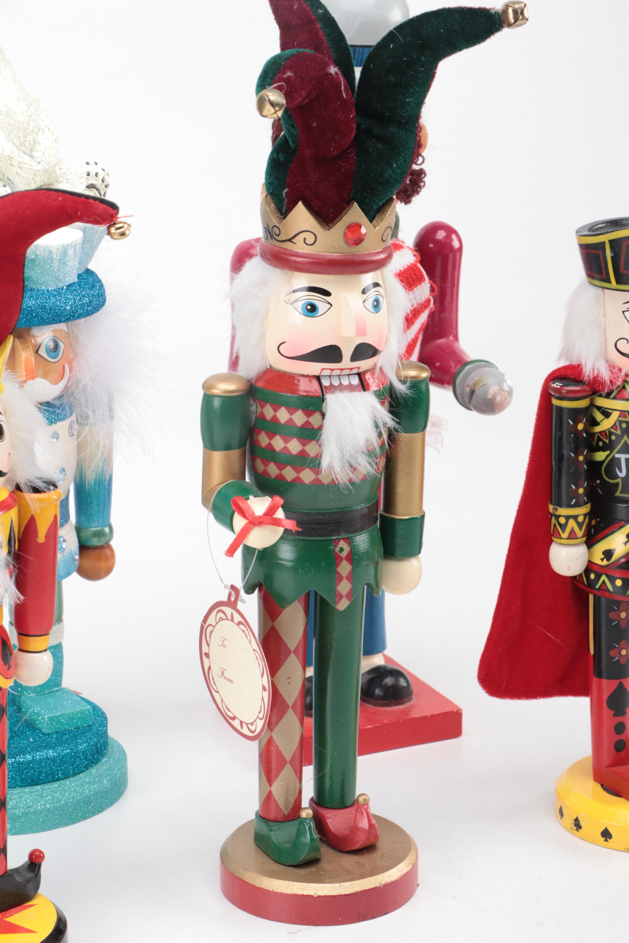 Kurt S. Adler and Other Carved and Hand-Painted Wooden Nutcrackers