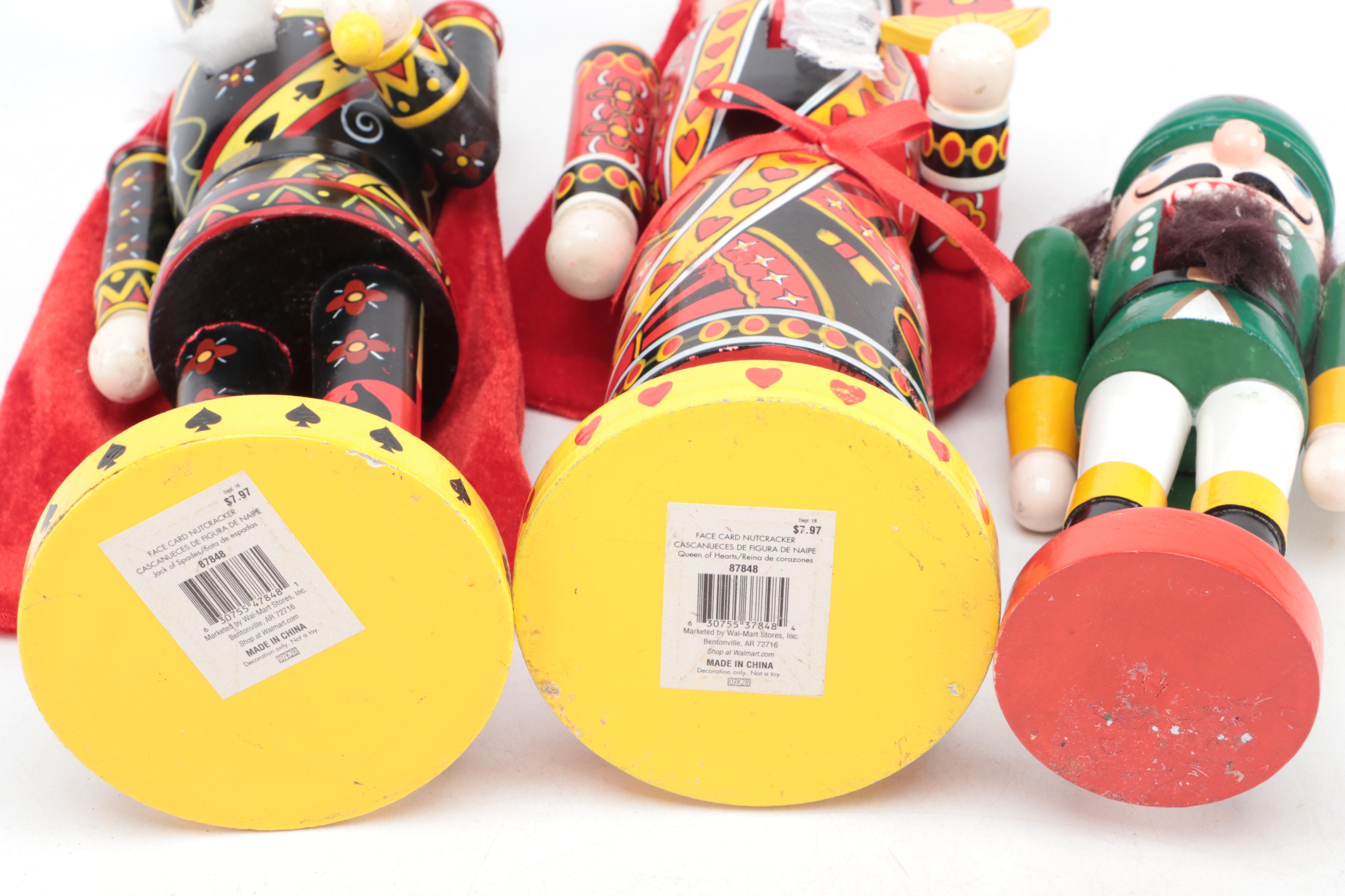 Kurt S. Adler and Other Carved and Hand-Painted Wooden Nutcrackers