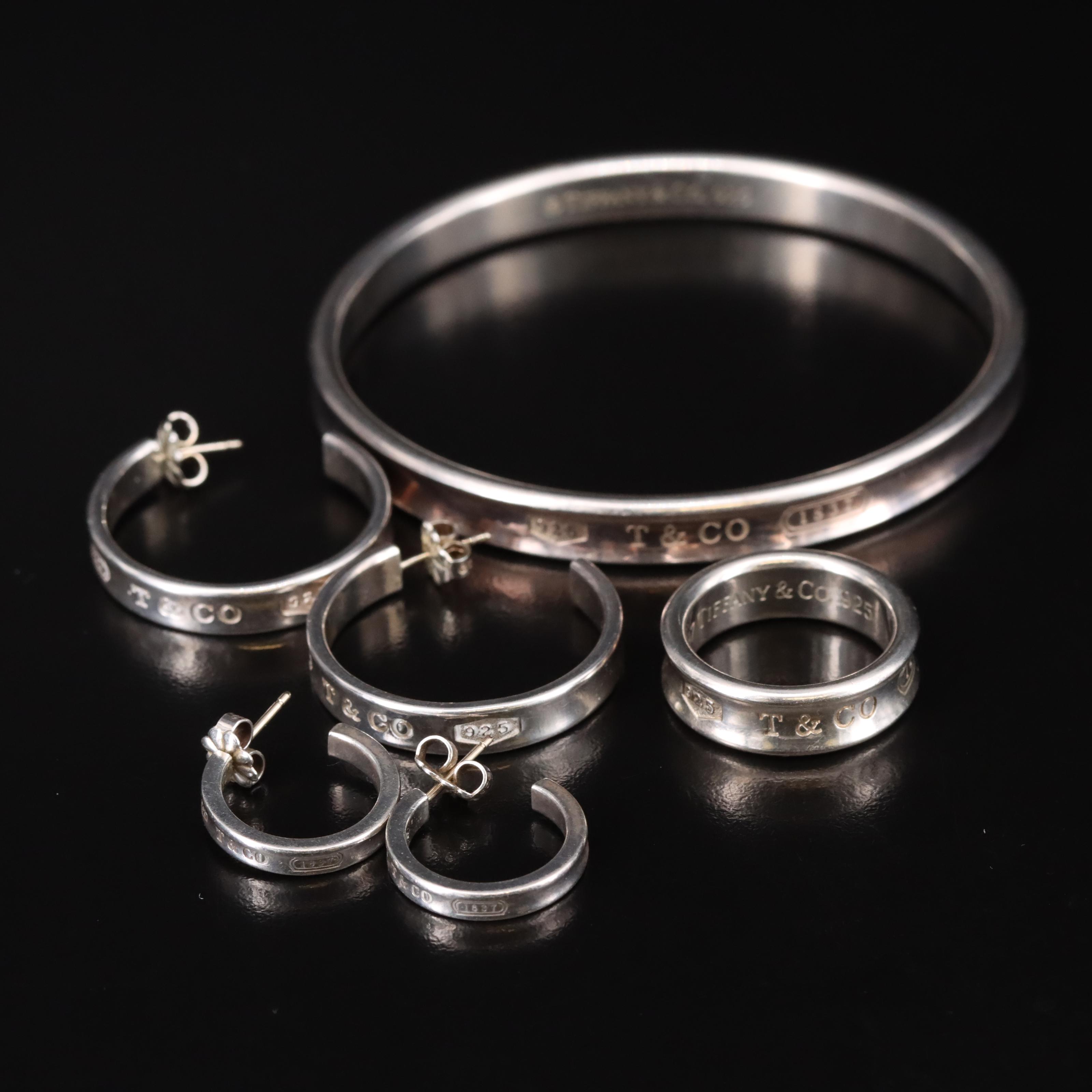 Tiffany & Co. "1837" Sterling Jewelry Set