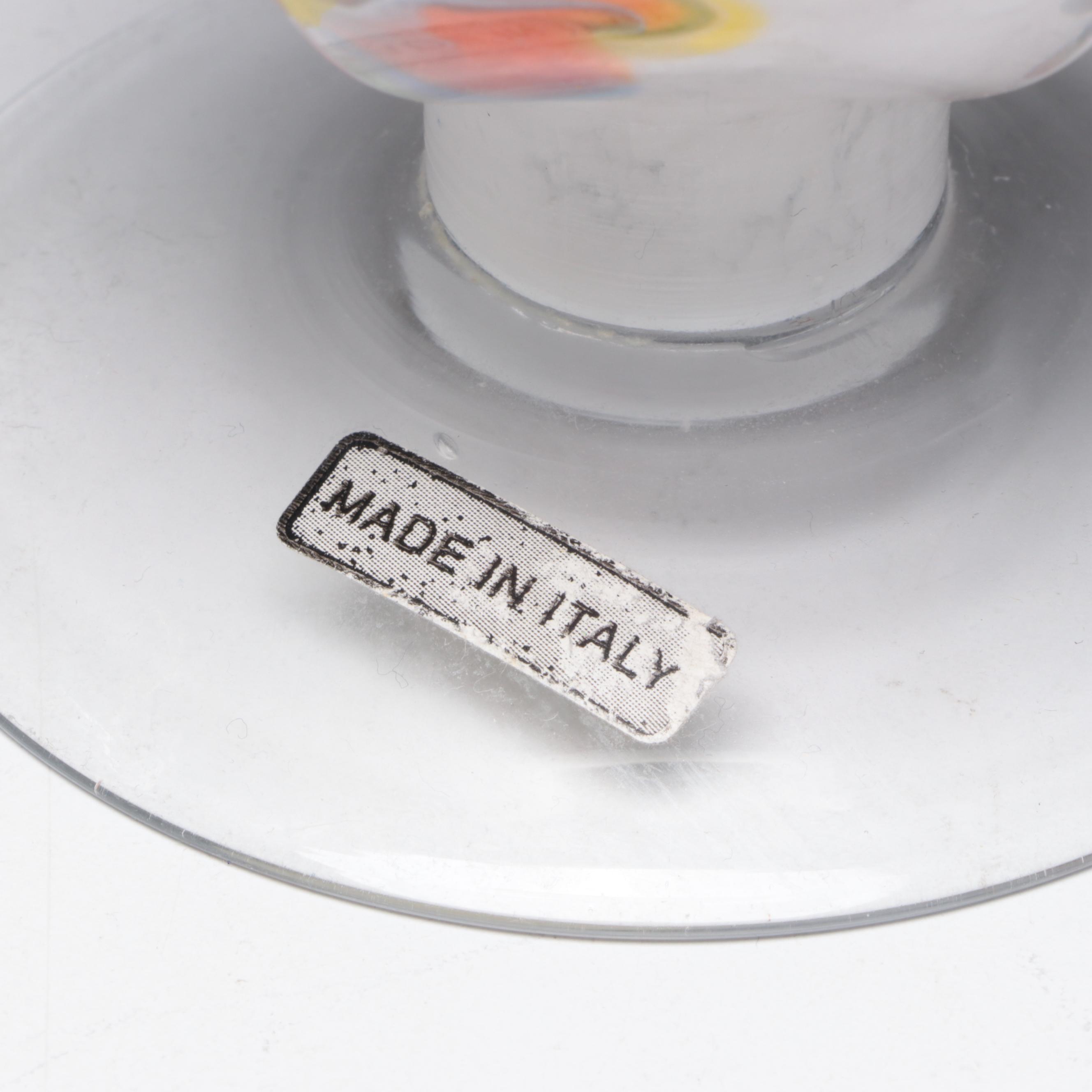 Italian Murano Art Glass Vase and Swan Figurine