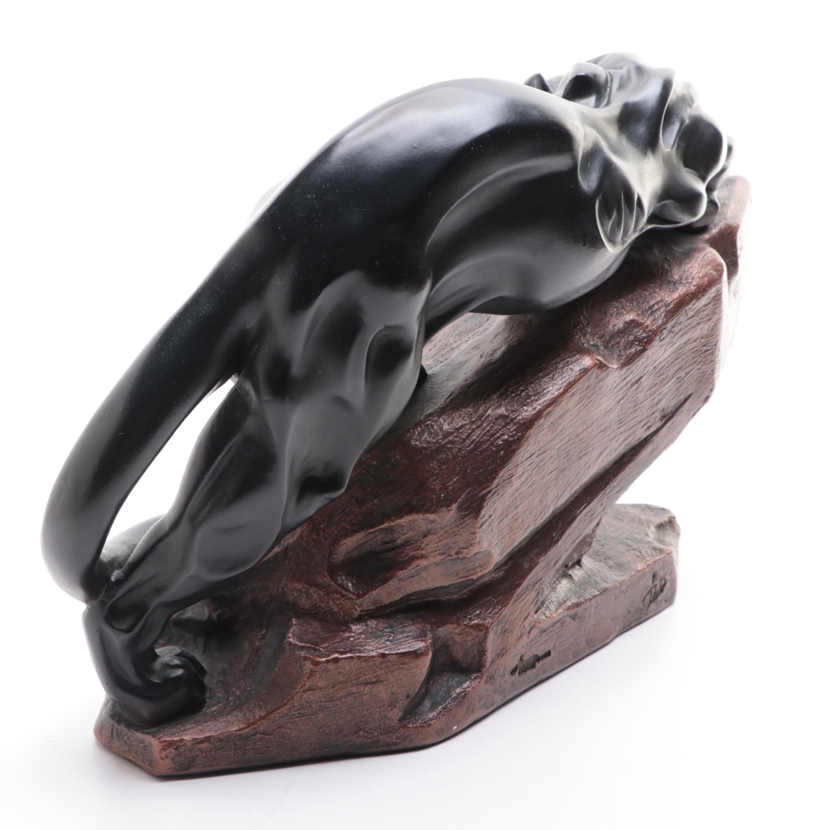 Austin Sculptures "Stalking Panther" Resin Figurine