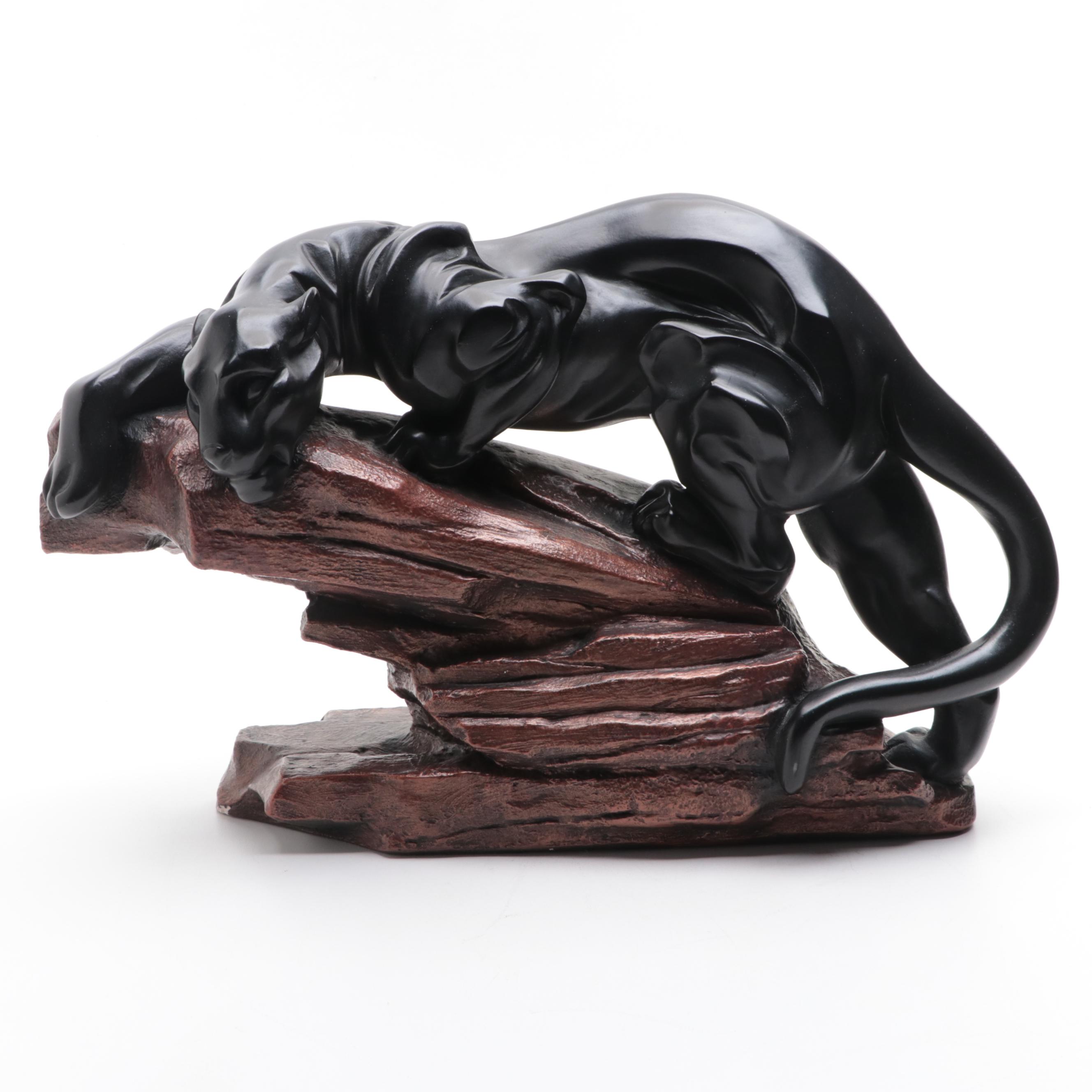 Austin Sculptures "Stalking Panther" Resin Figurine