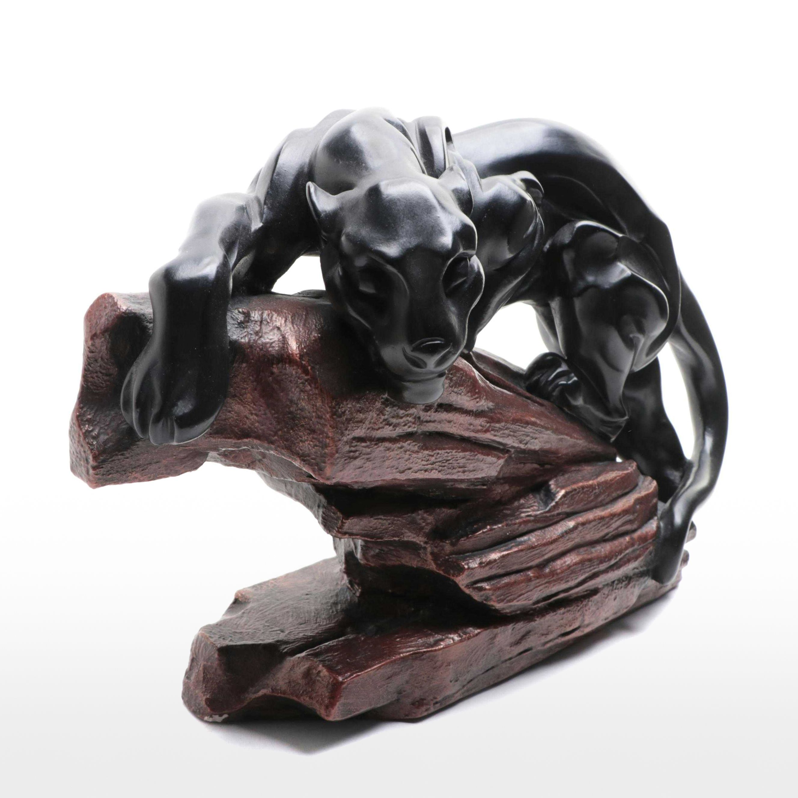 Austin Sculptures "Stalking Panther" Resin Figurine