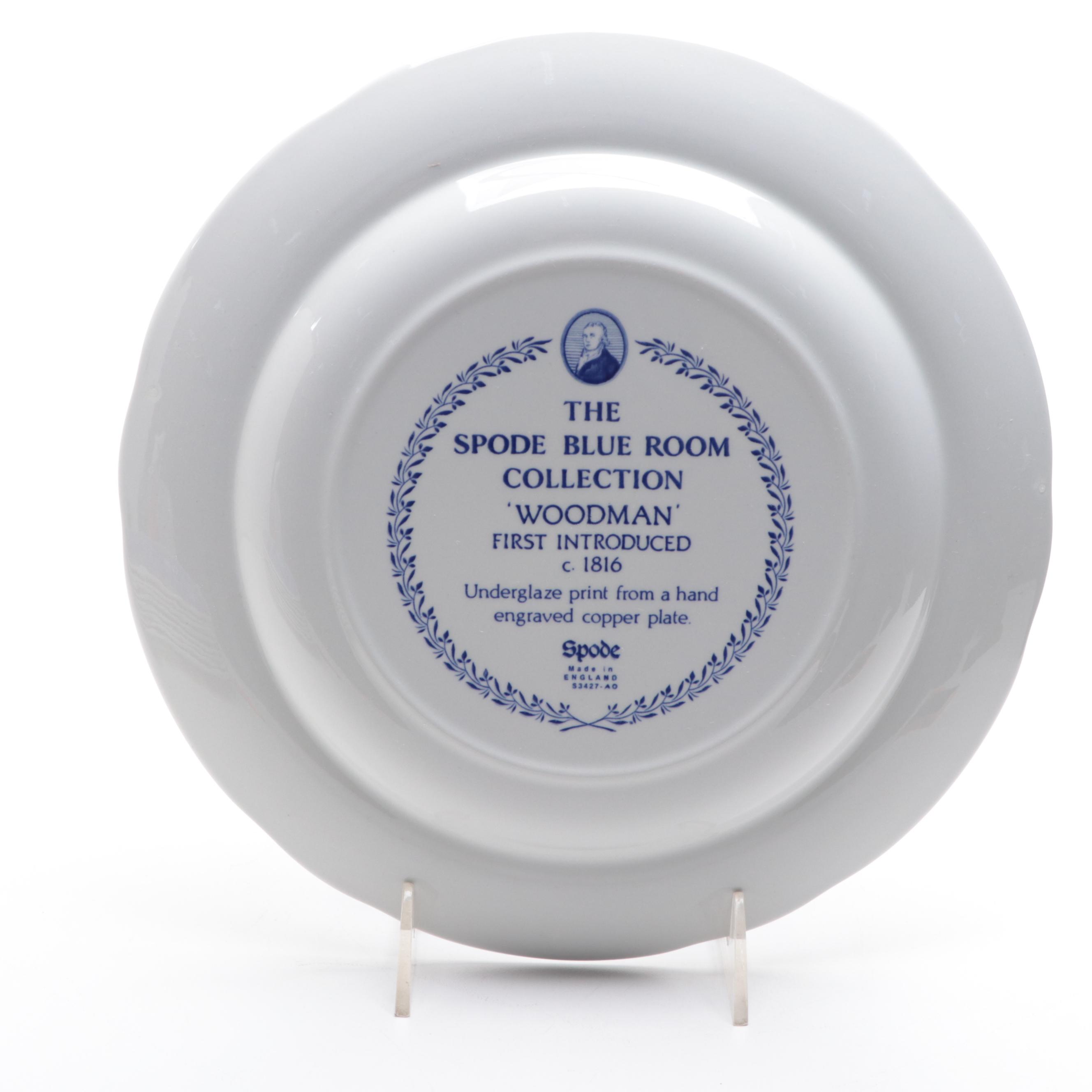 Spode "The Blue Room Collection" Ceramic Dinner Plates