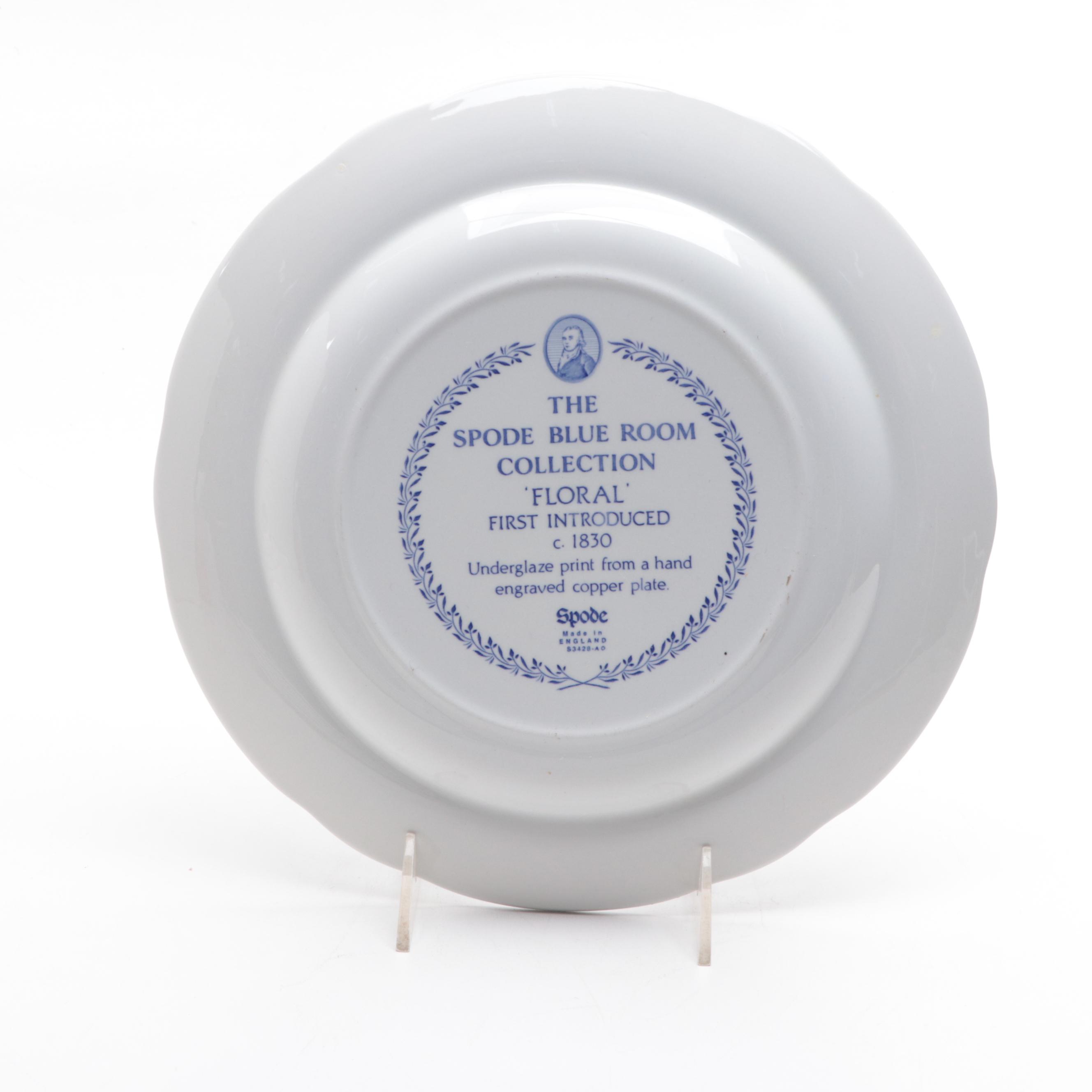 Spode "The Blue Room Collection" Ceramic Dinner Plates
