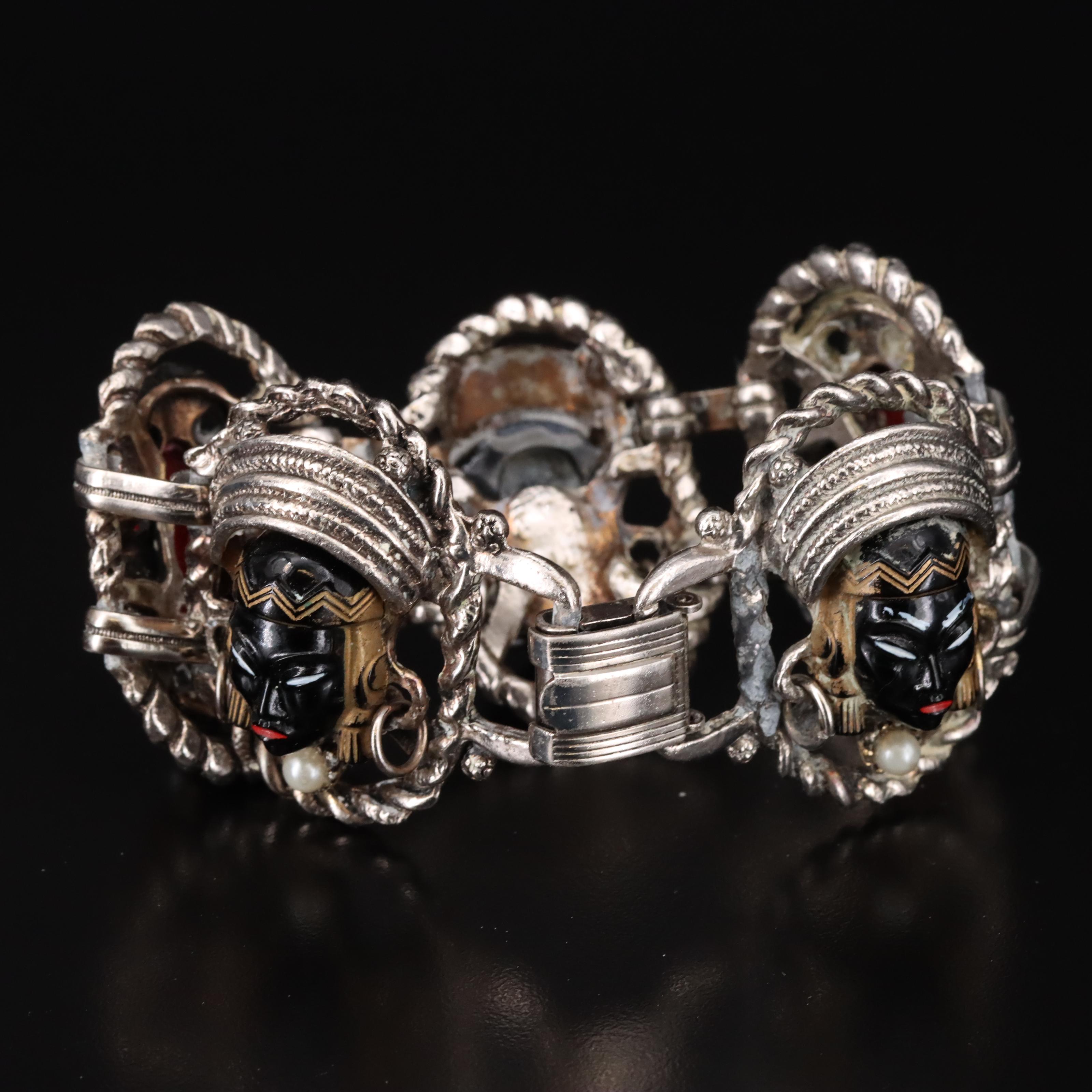 1950s Selro & Selini "Asian Princess" Demi Parure Jewelry Set