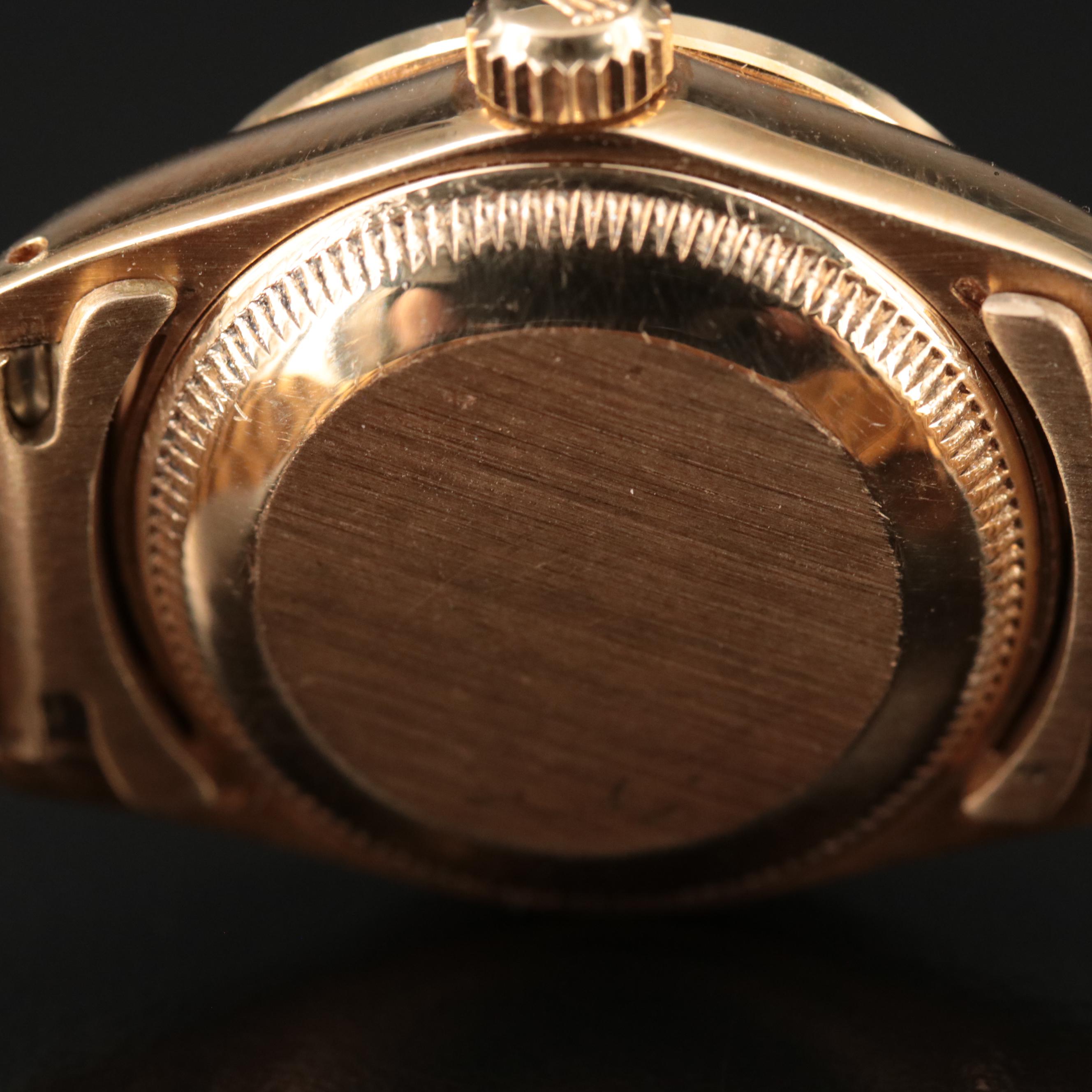 1980 Rolex Datejust Watch with Custom Diamond Bezel, Dial and Bracelet